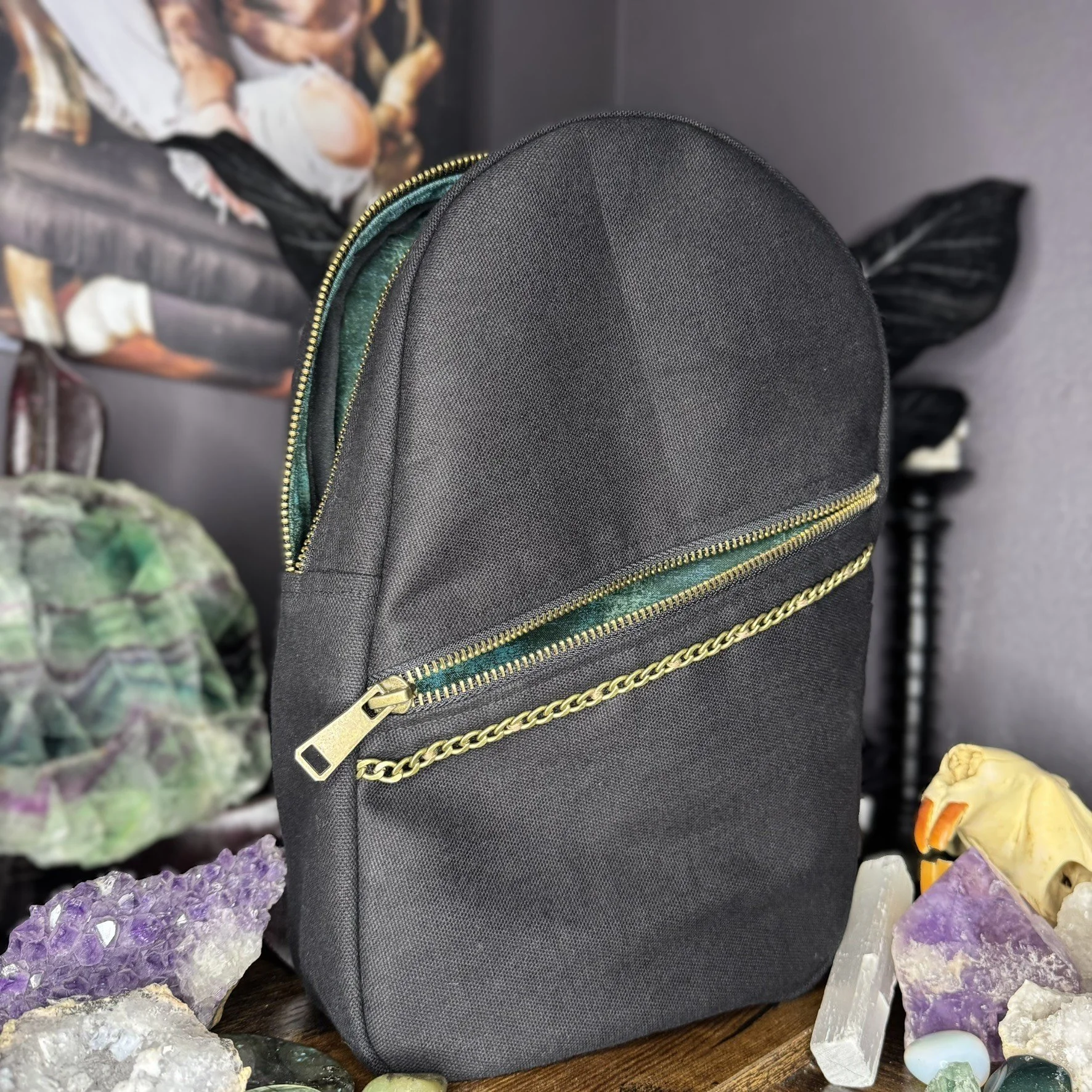 labradorite | sling backpack
