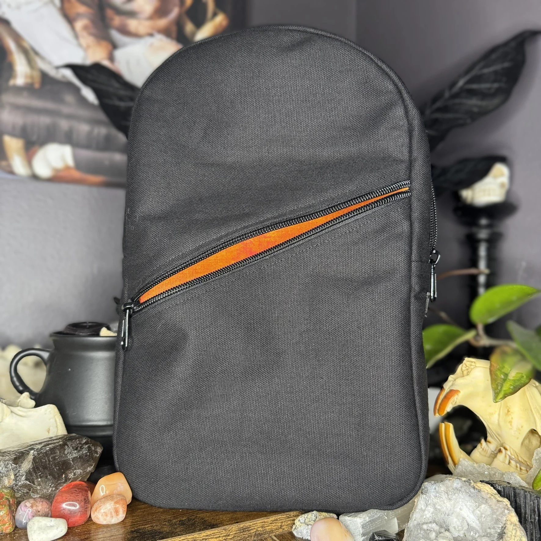 fire opal | sling backpack