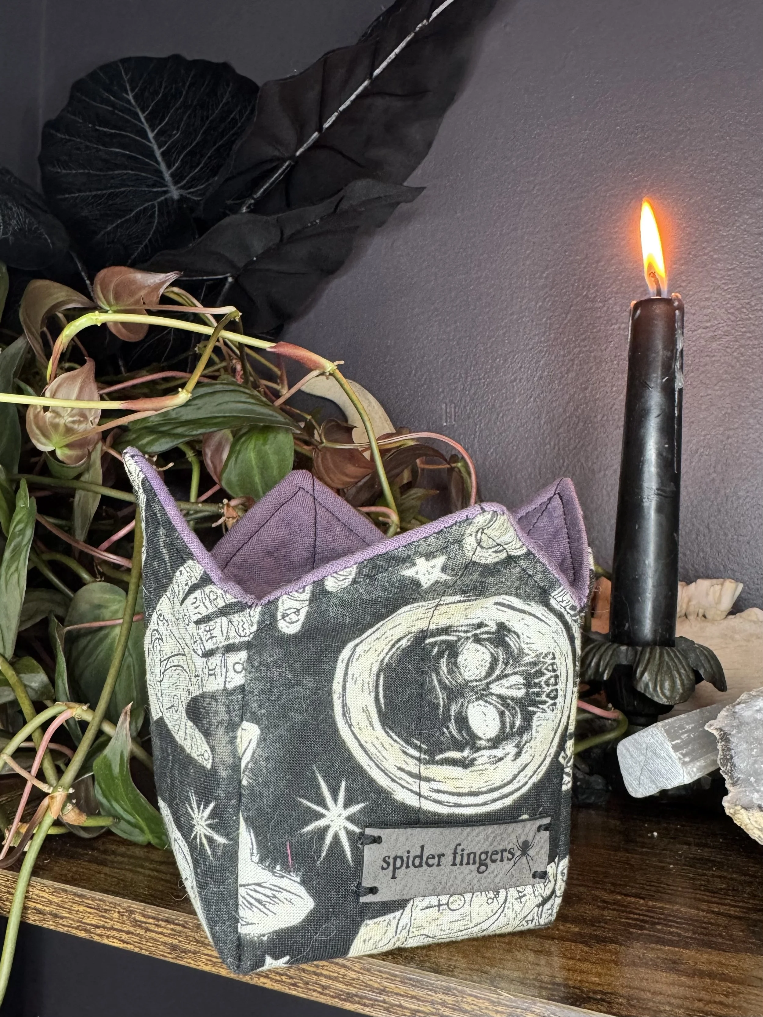 ice cream pint cozie | purple ouija cat