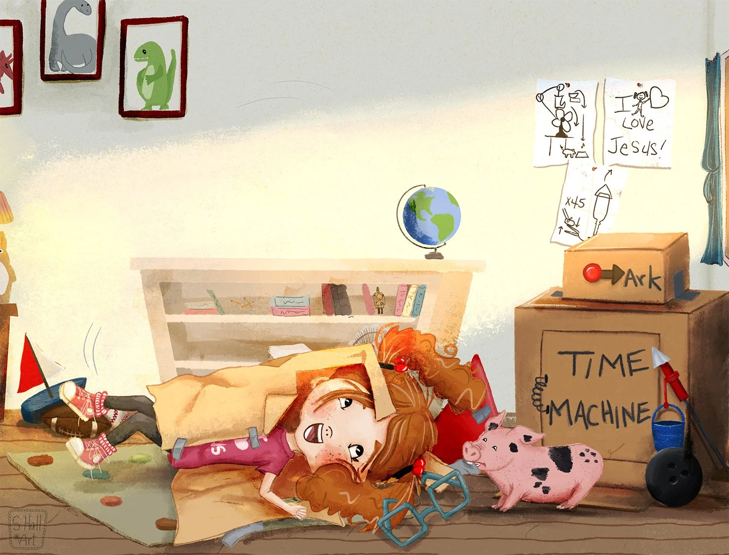 Ruby Ann "Help, I'm Stuck!" Scene 2 by Sherry Hall