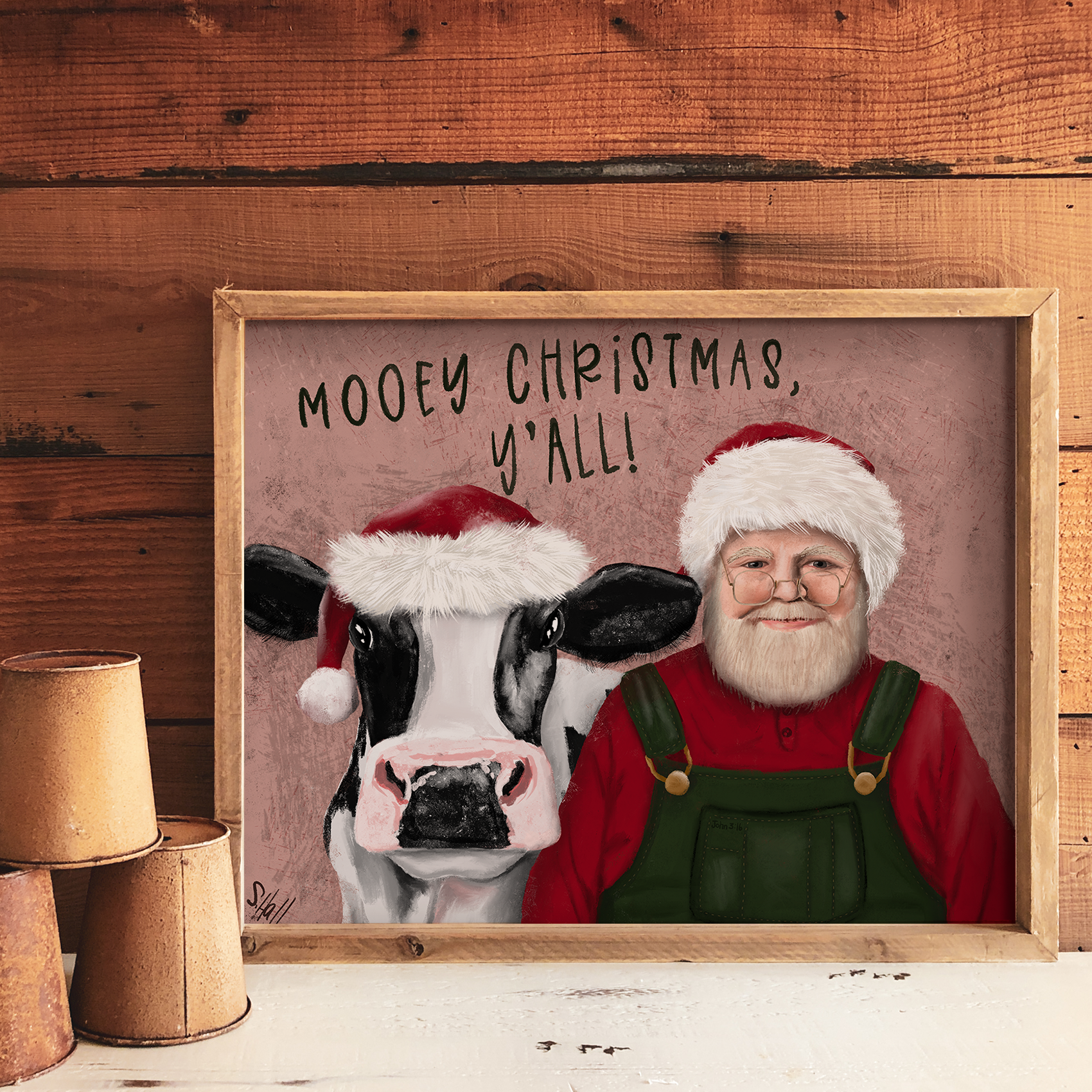 Santa Cow Framed 1700x1700 web72dpi.png