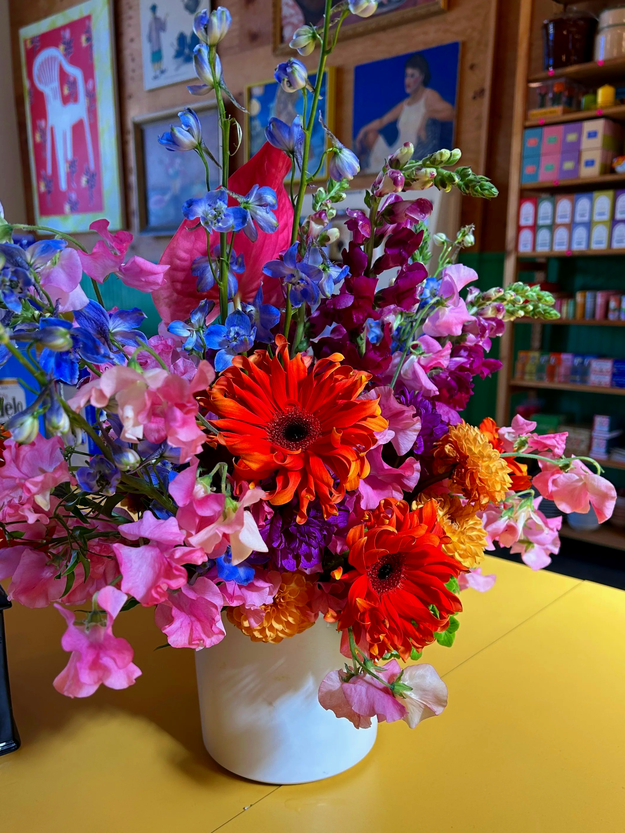 colorful floral arrangement