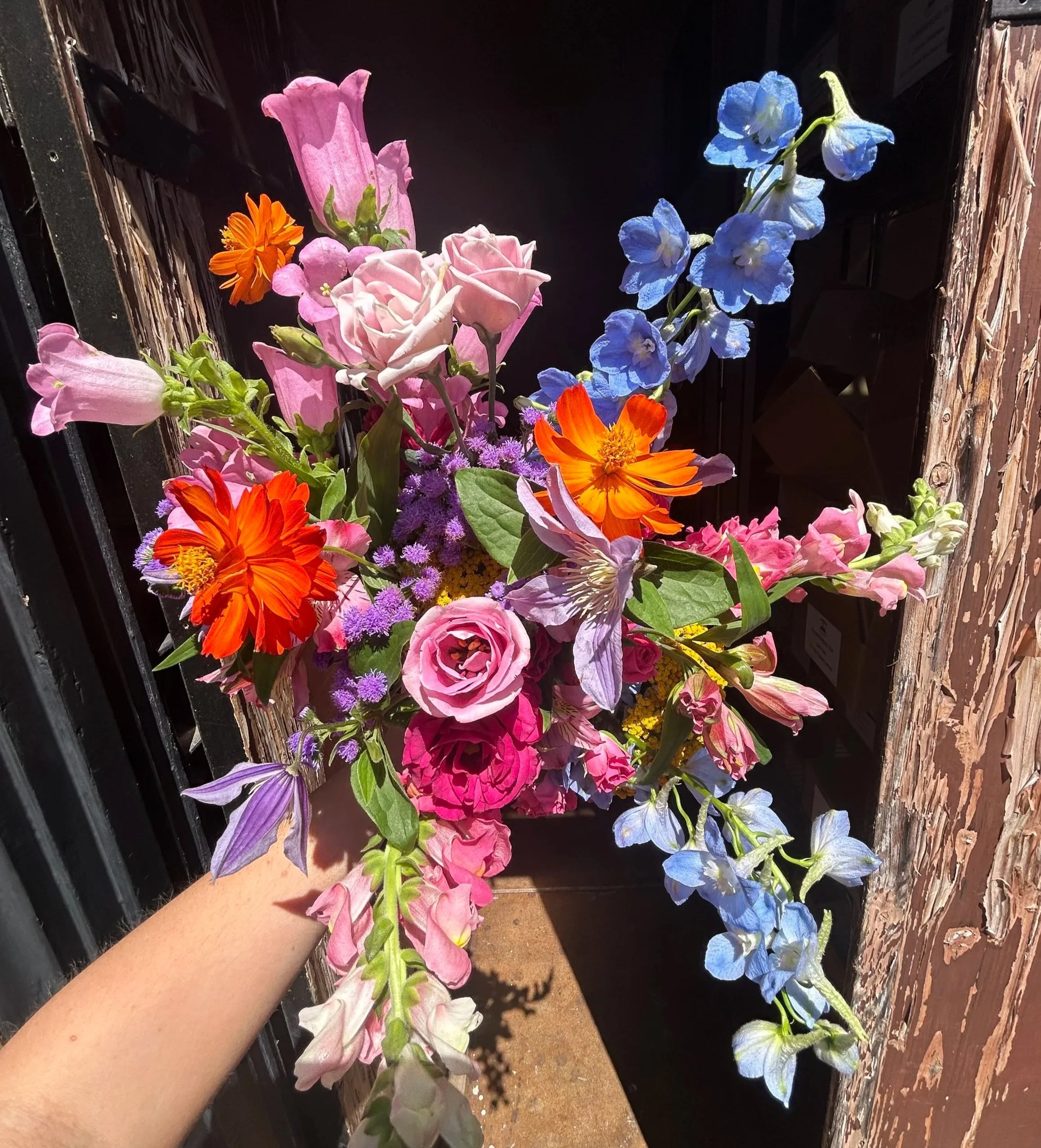 september bouquet workshop