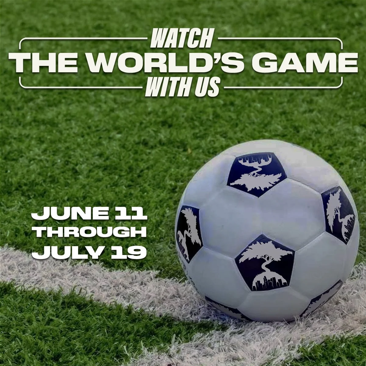 Watch The World's Game with us at Smog City Brewing Co. in Torrance, CA from June 11 through July 19.