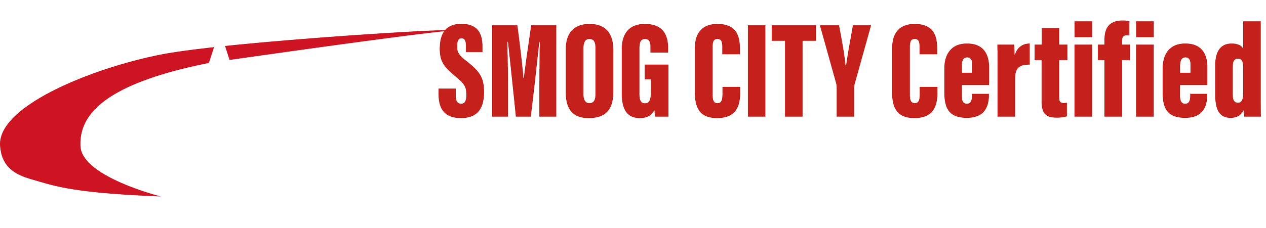 Smog City Certified logo with a red arc, white star, and text that reads 'Enjoy fresh. Drink now'.