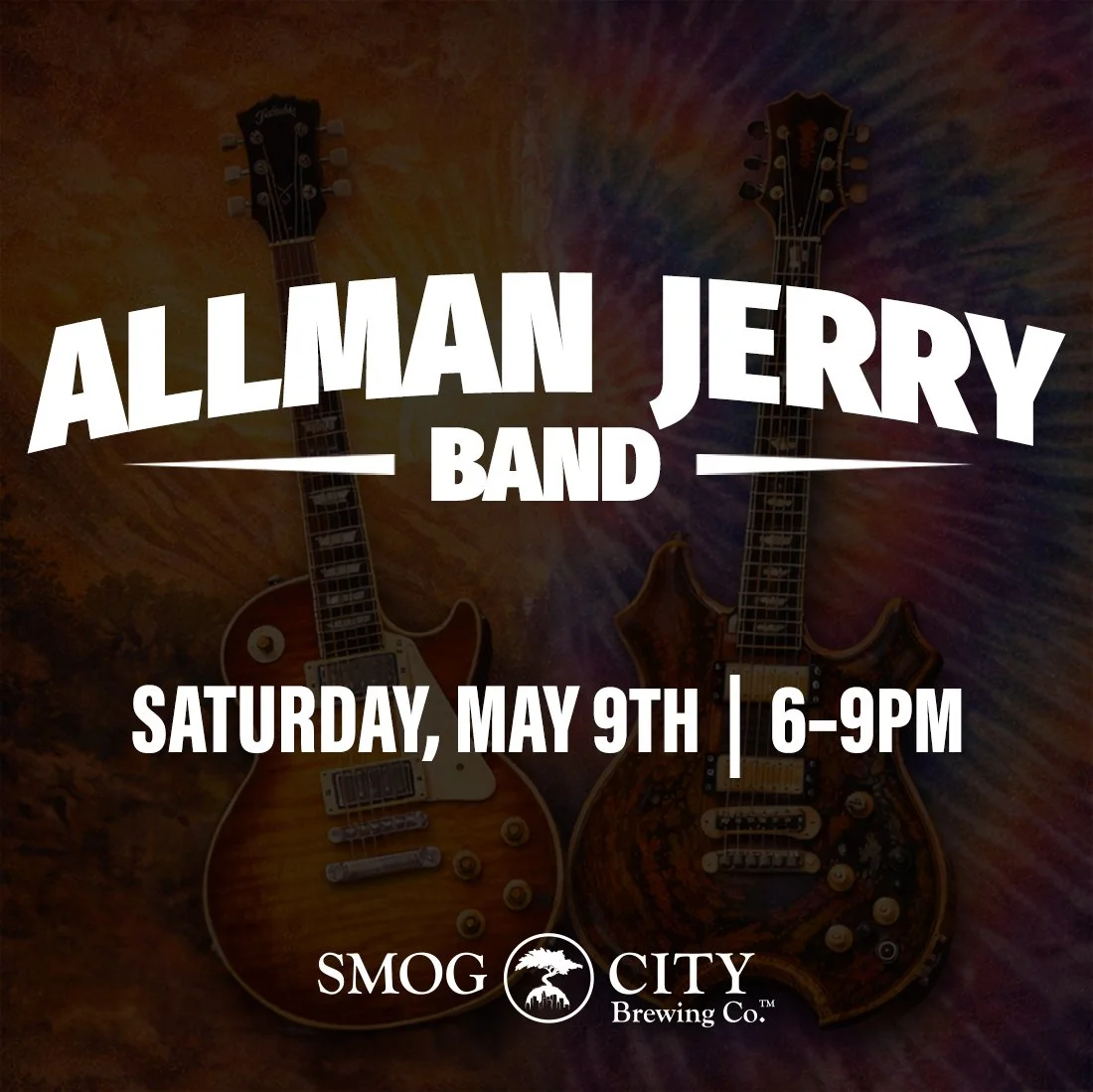 Allman Jerry Band, Saturday, May 9th, 6-9pm at Smog City Brewing Co.