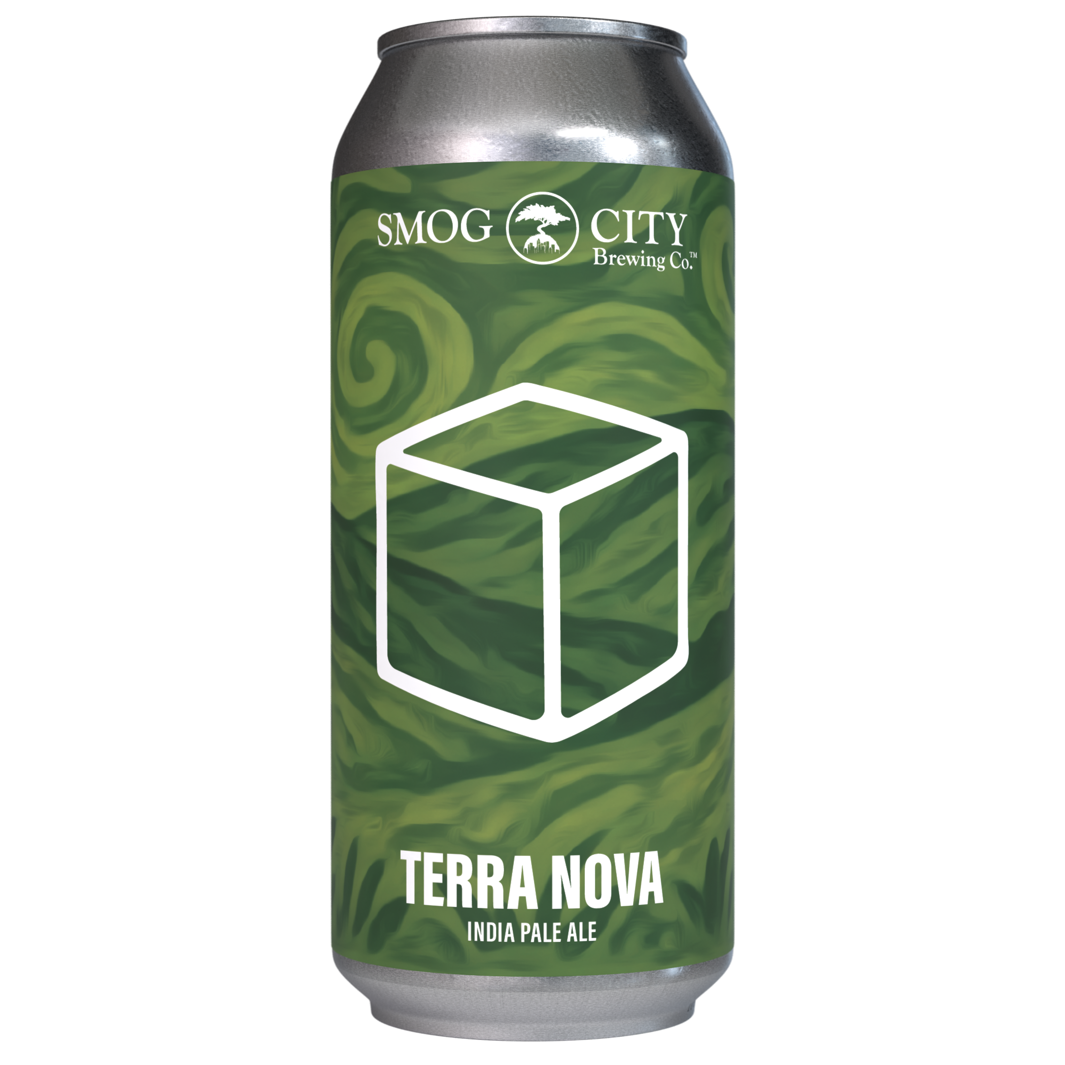 Terra Nova IPA from Smog City Brewing Co., a limited 6.6% ABV West Coast IPA with pine, herbs, and resiny citrus, available on draft and in 4-pack 16oz cans. (Copy)