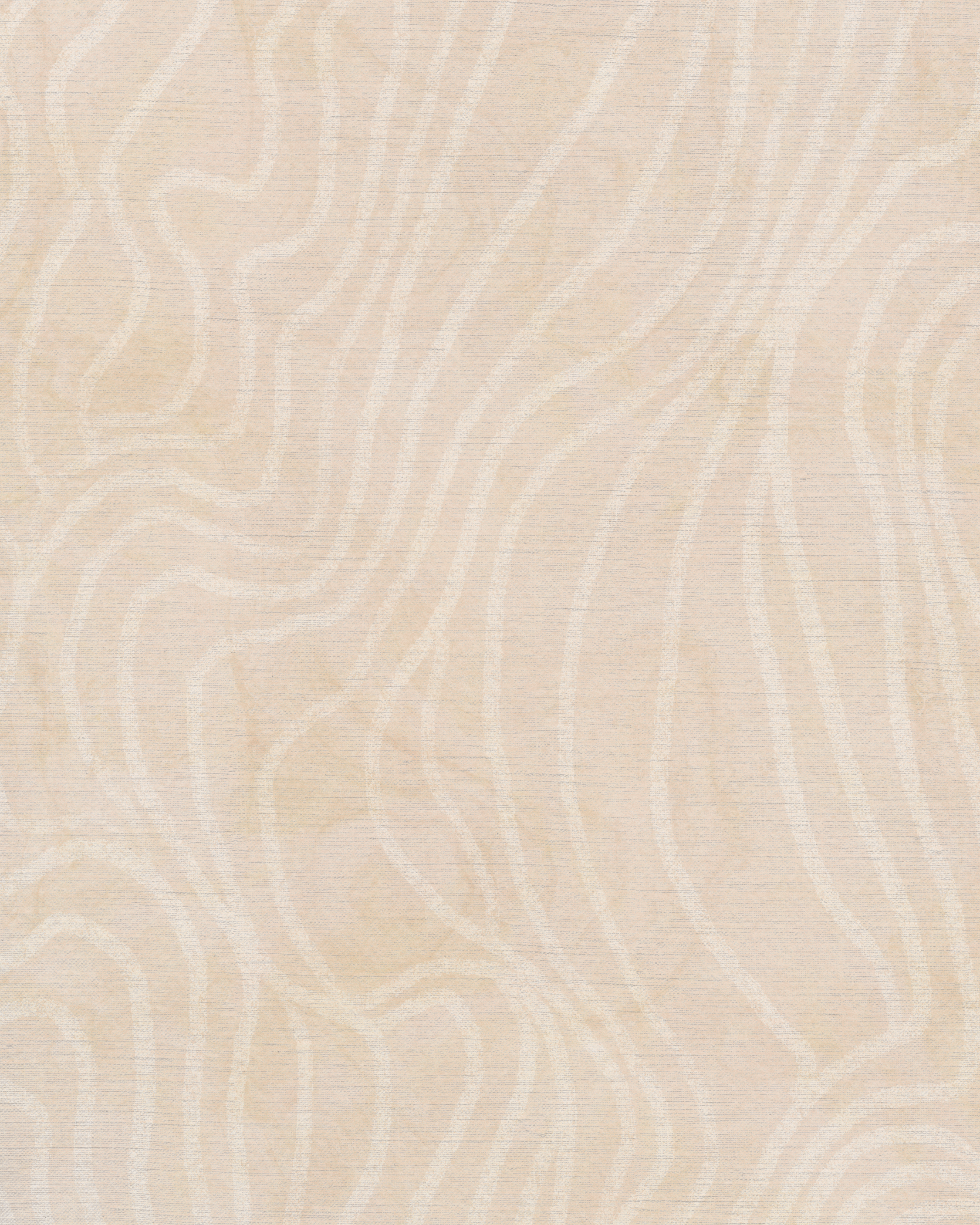 A beige textured background with wavy and swirling patterns.