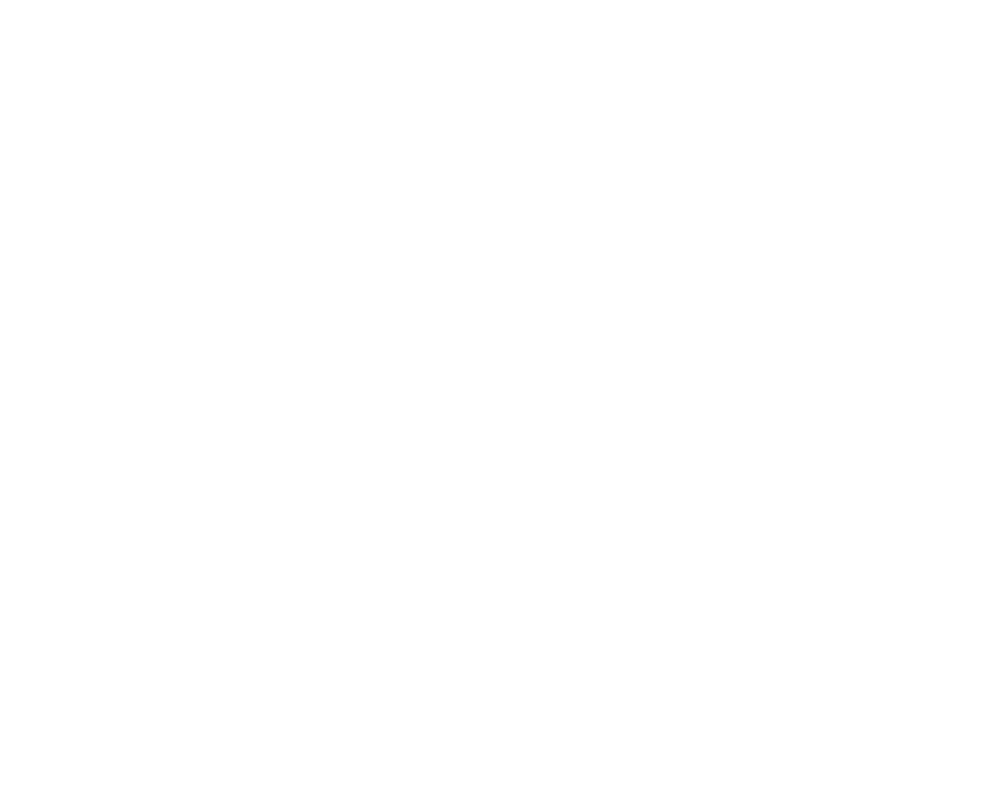 White outline of a stylized butterfly at the center with symmetrical leaves and dots surrounding it on a black background.