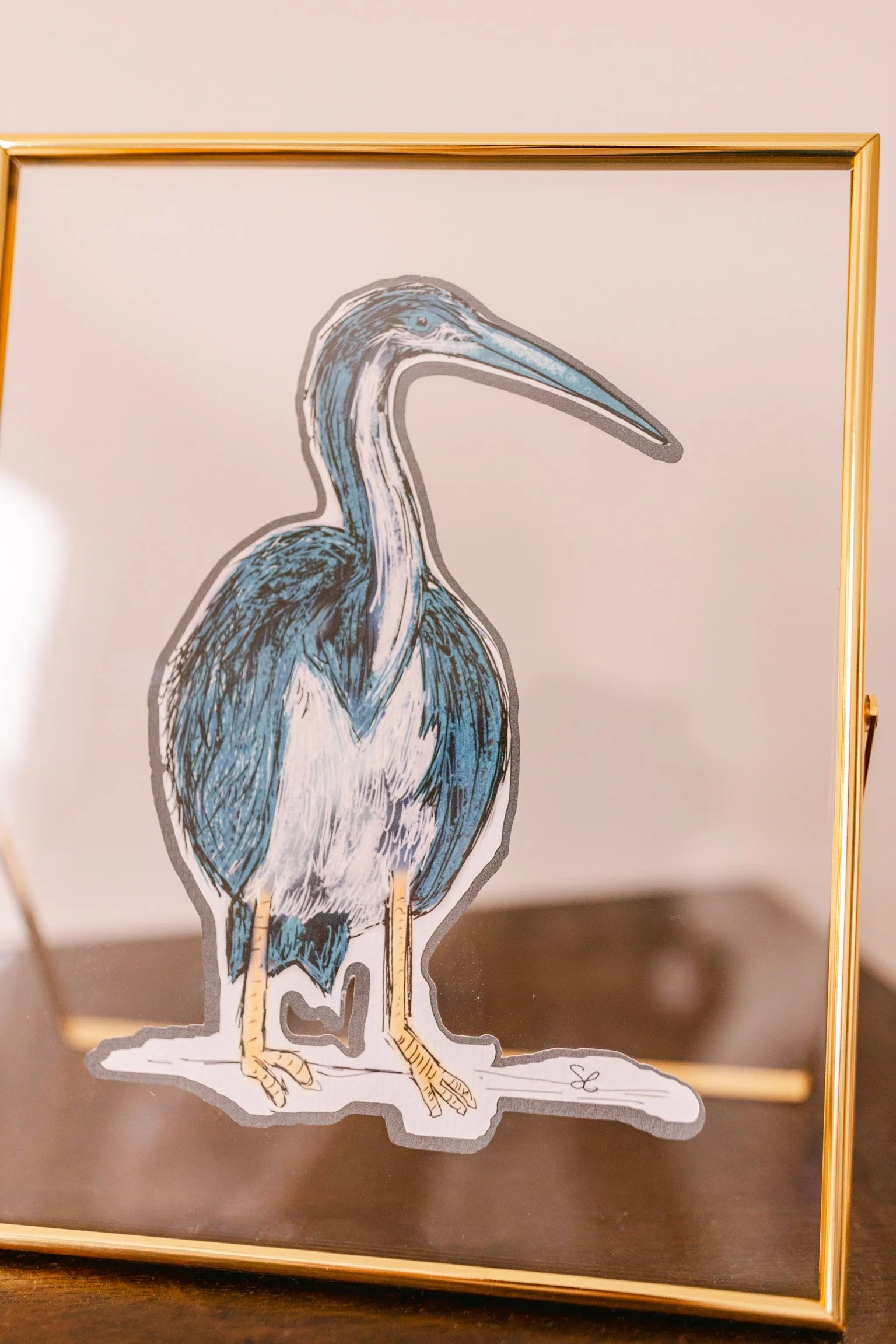 Hand Drawn Bird Frame