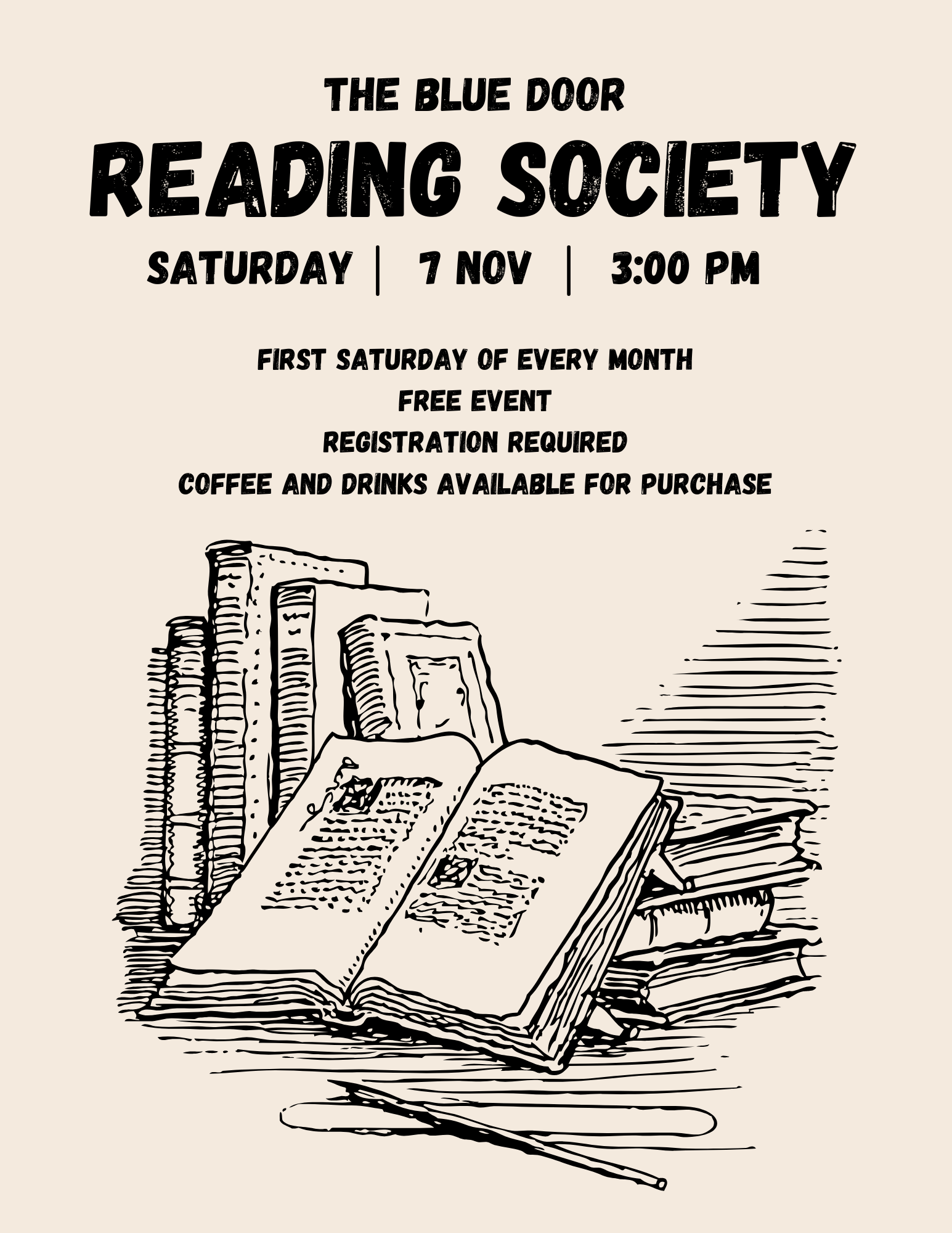 The Blue Door Reading Society 11/7/26