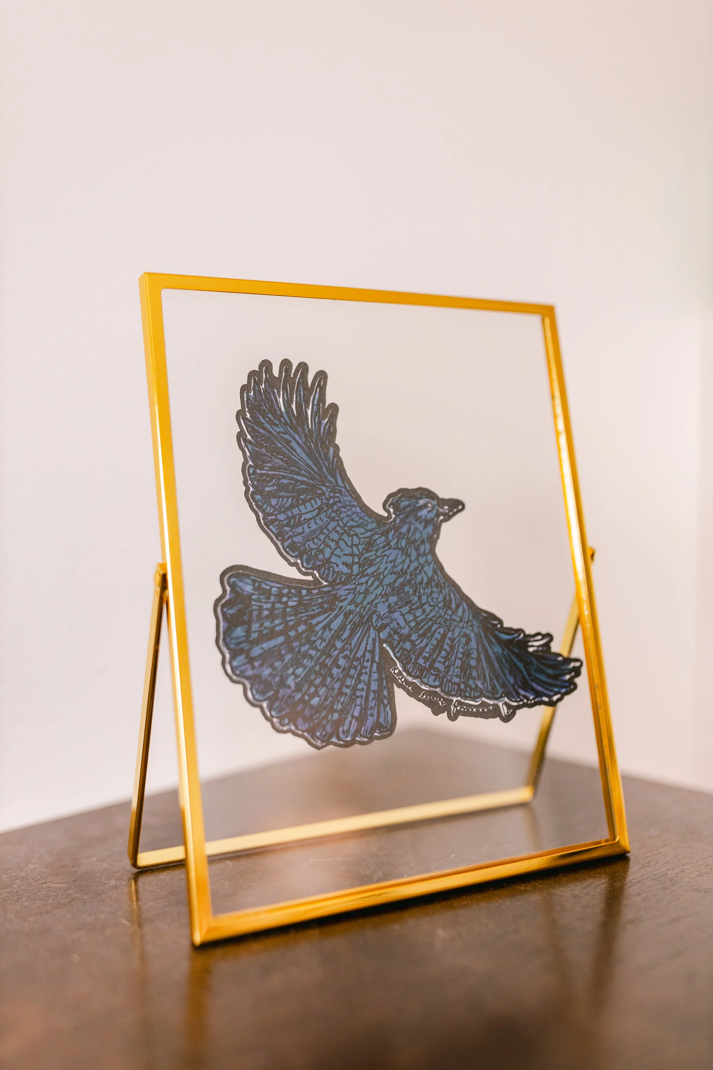 Hand Drawn Bird Frame