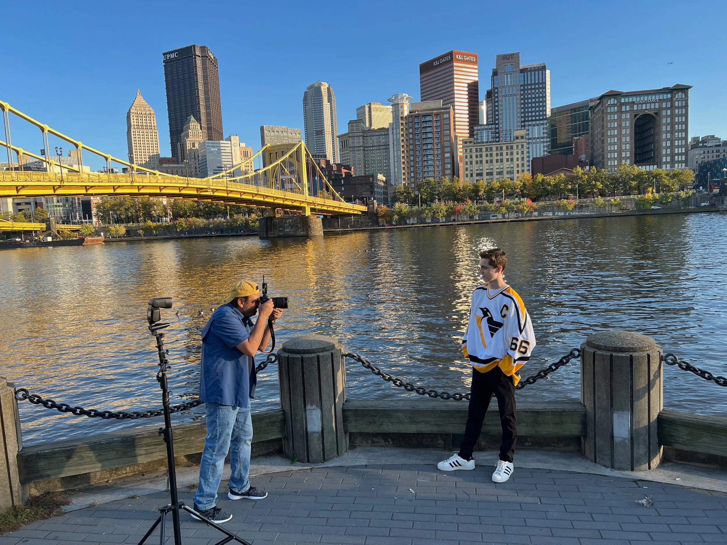 Planning artistic senior pictures session in Pittsburgh studio