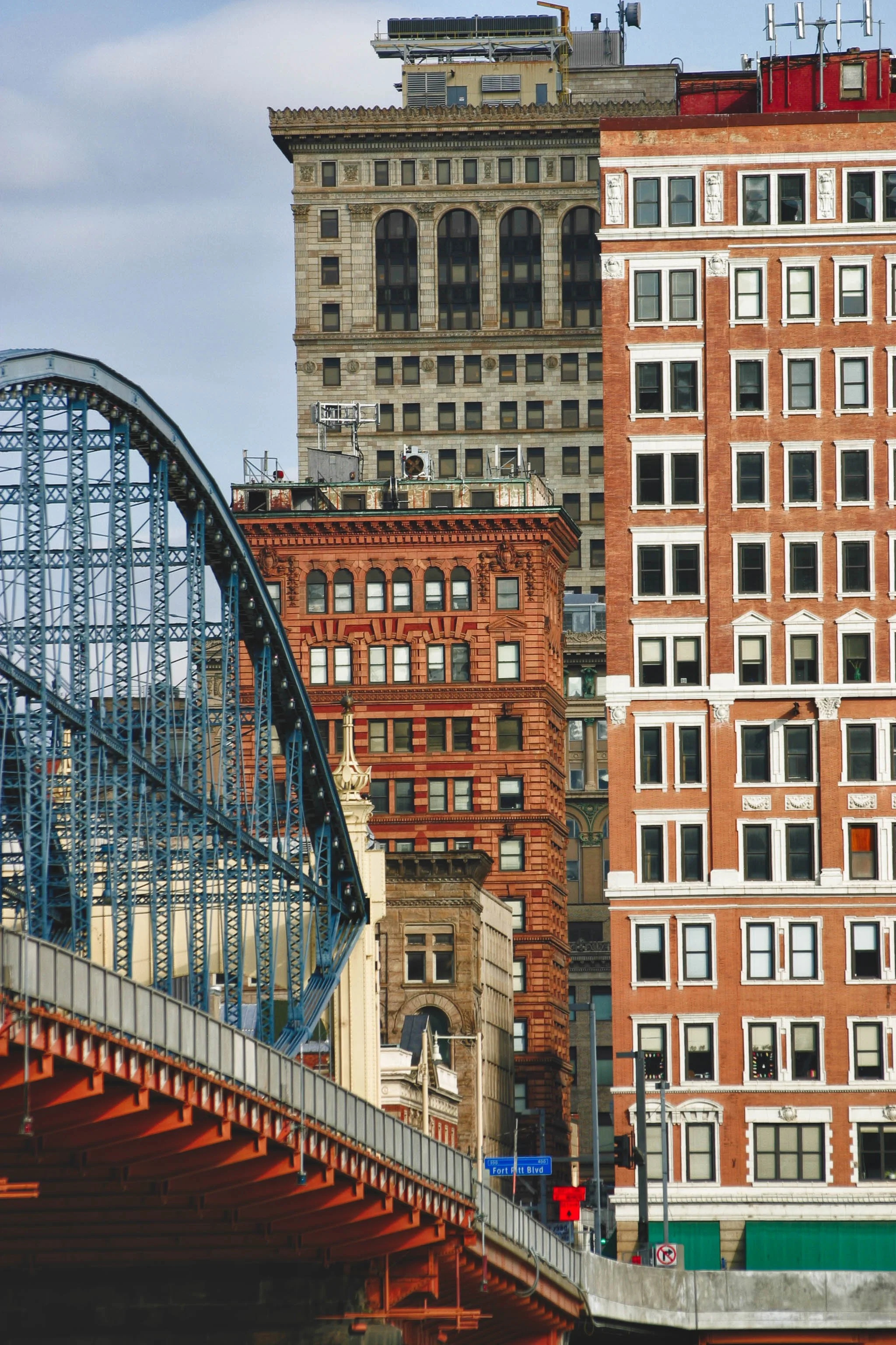 Pittsburgh cityscape photography showing skyline and bridge from 1993 to 2026