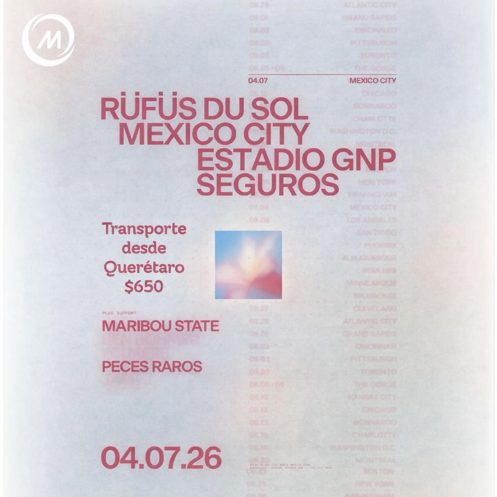 Transporte a ”RÜFÜS DU SOL