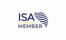 ISA Member logo with stylized globe and text