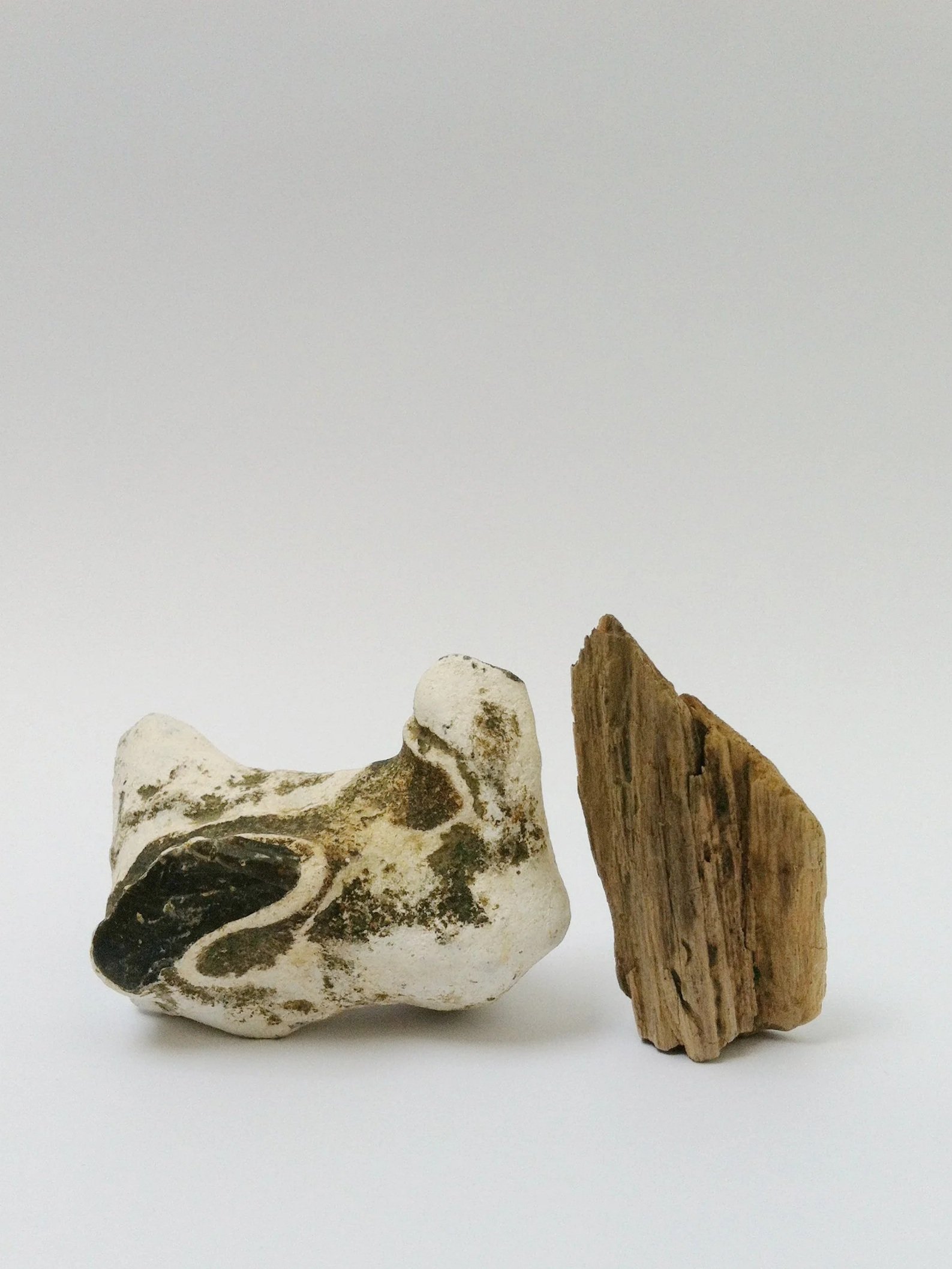 Untitled (Mudlarkin), 2014, Stone, wood