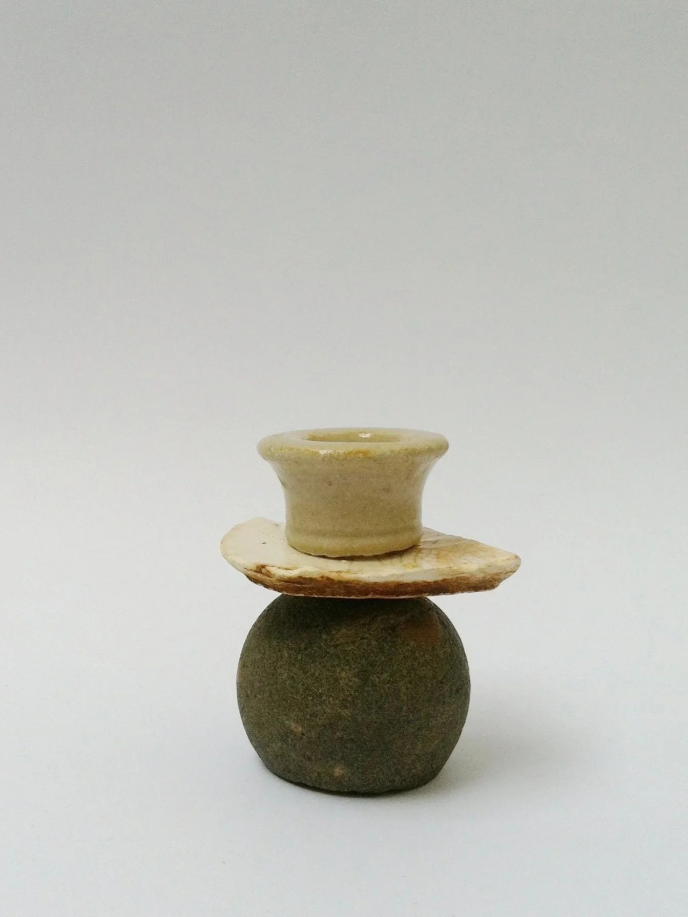 Untitled (Mudlarkin), 2014, Stone, ceramics