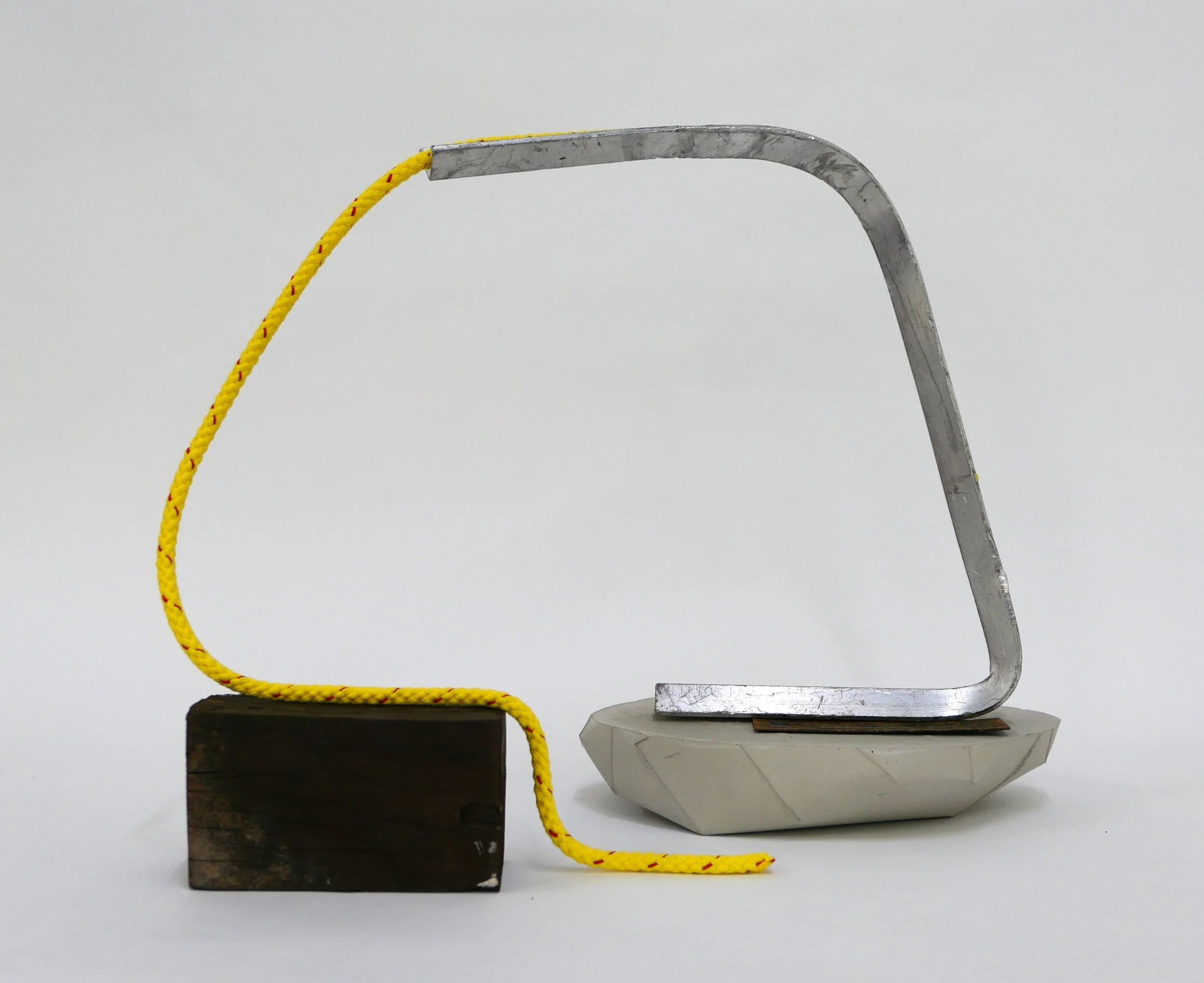 Proposal Nr. 37, 2022, Concrete, metal, rope, wood
