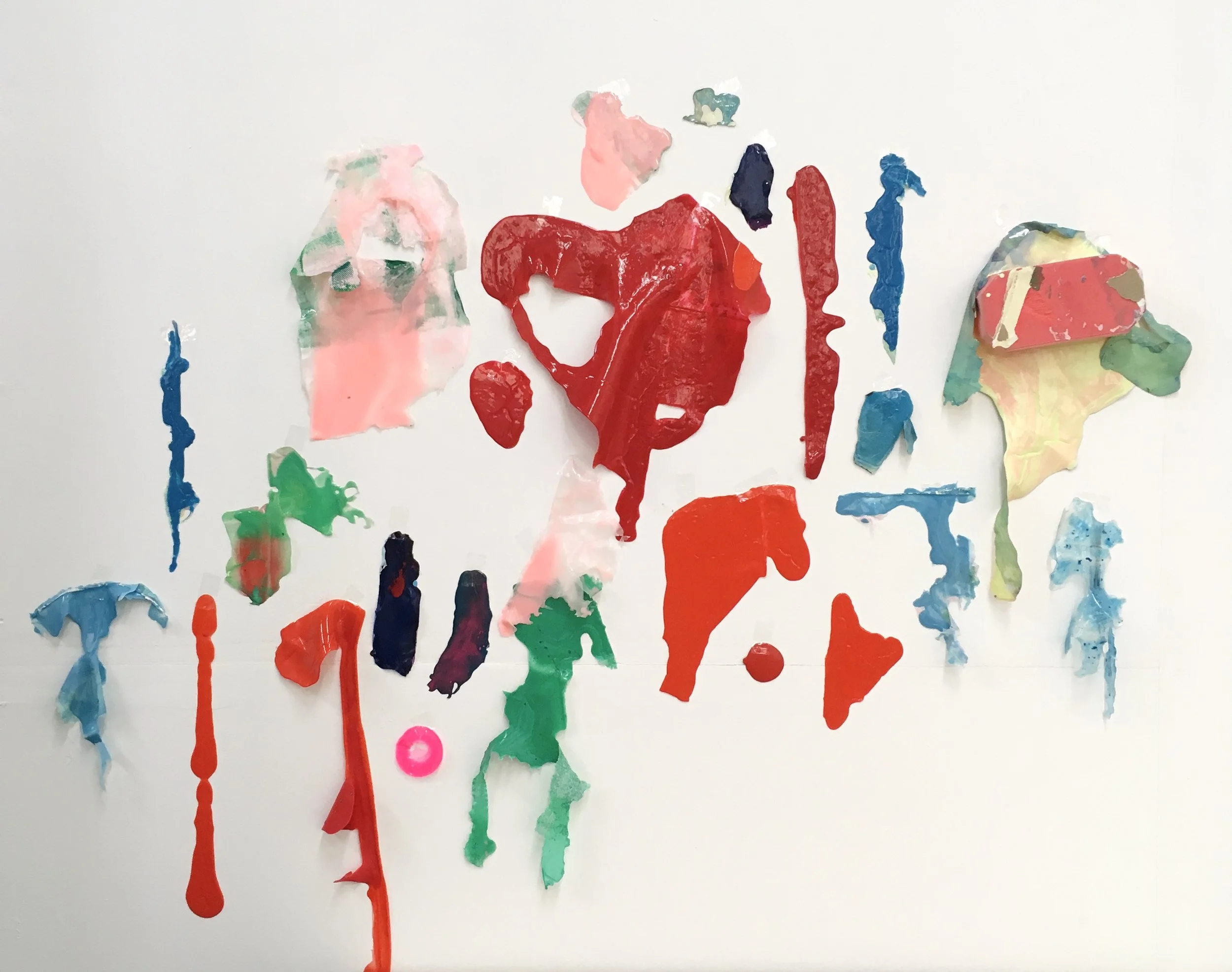 Dimensions may vary, 2019, Acrylic paint not on canvas