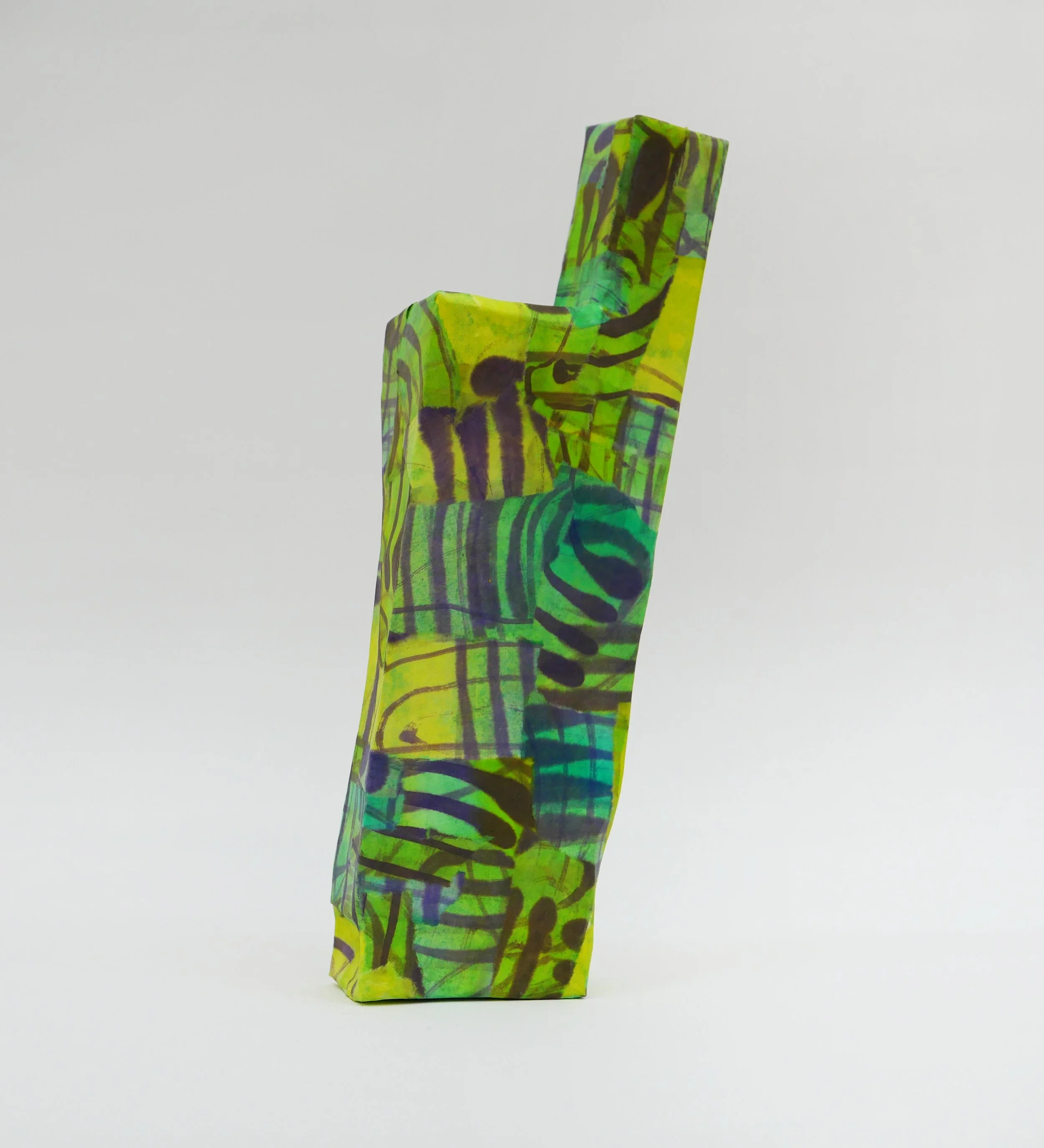 Unspecified Object 07, 2023 – papier mâché, acrylic paint