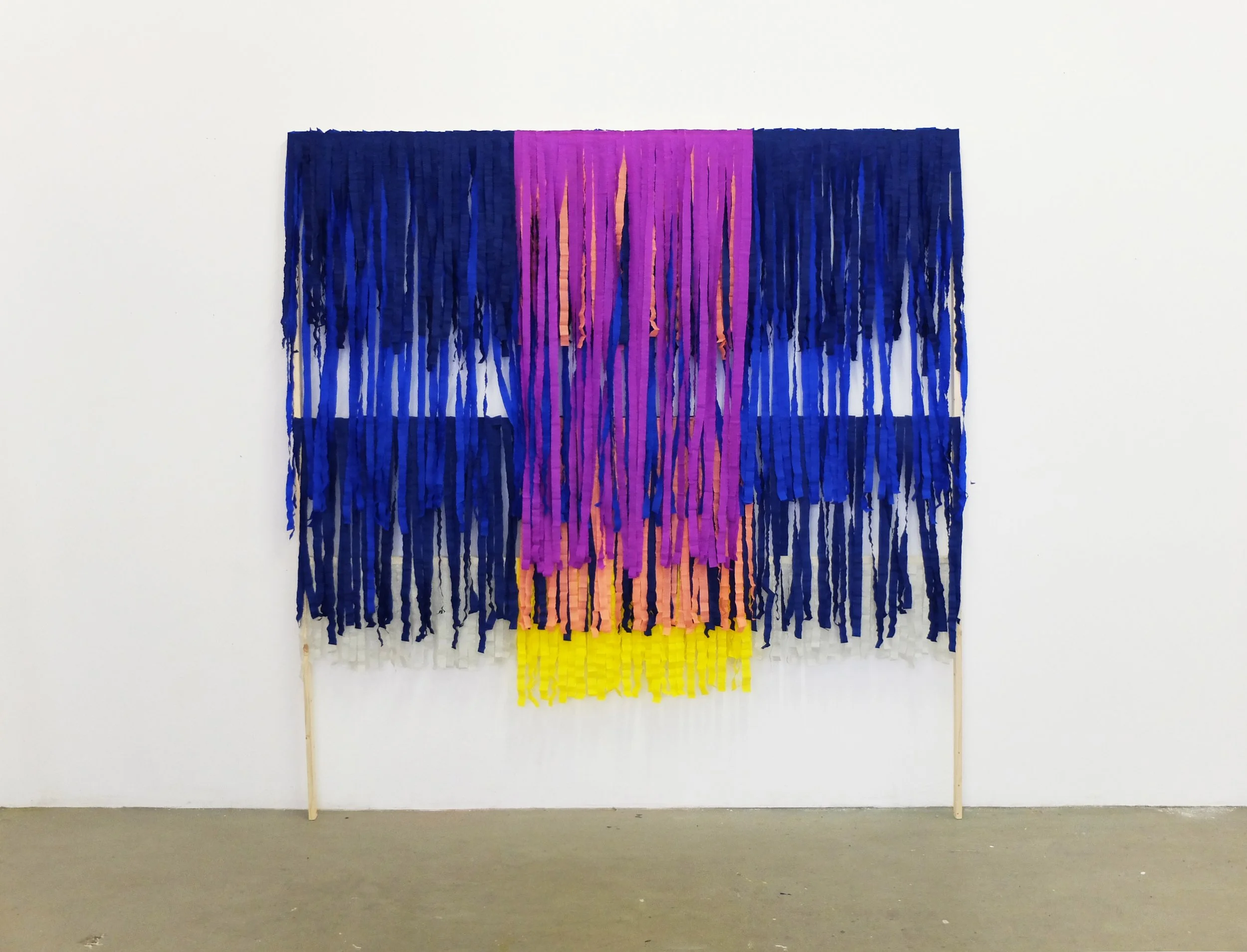 Untitled (6c), 2017, Paper and wood, 197x188 cm