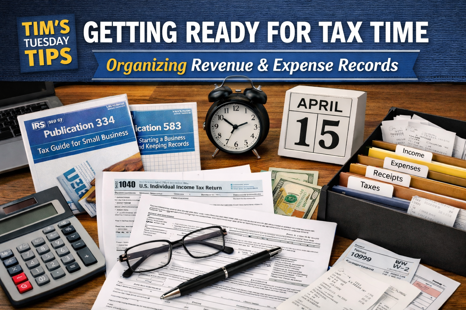 Tim’s Tuesday Tips: Tax Prep for Small Business Owners