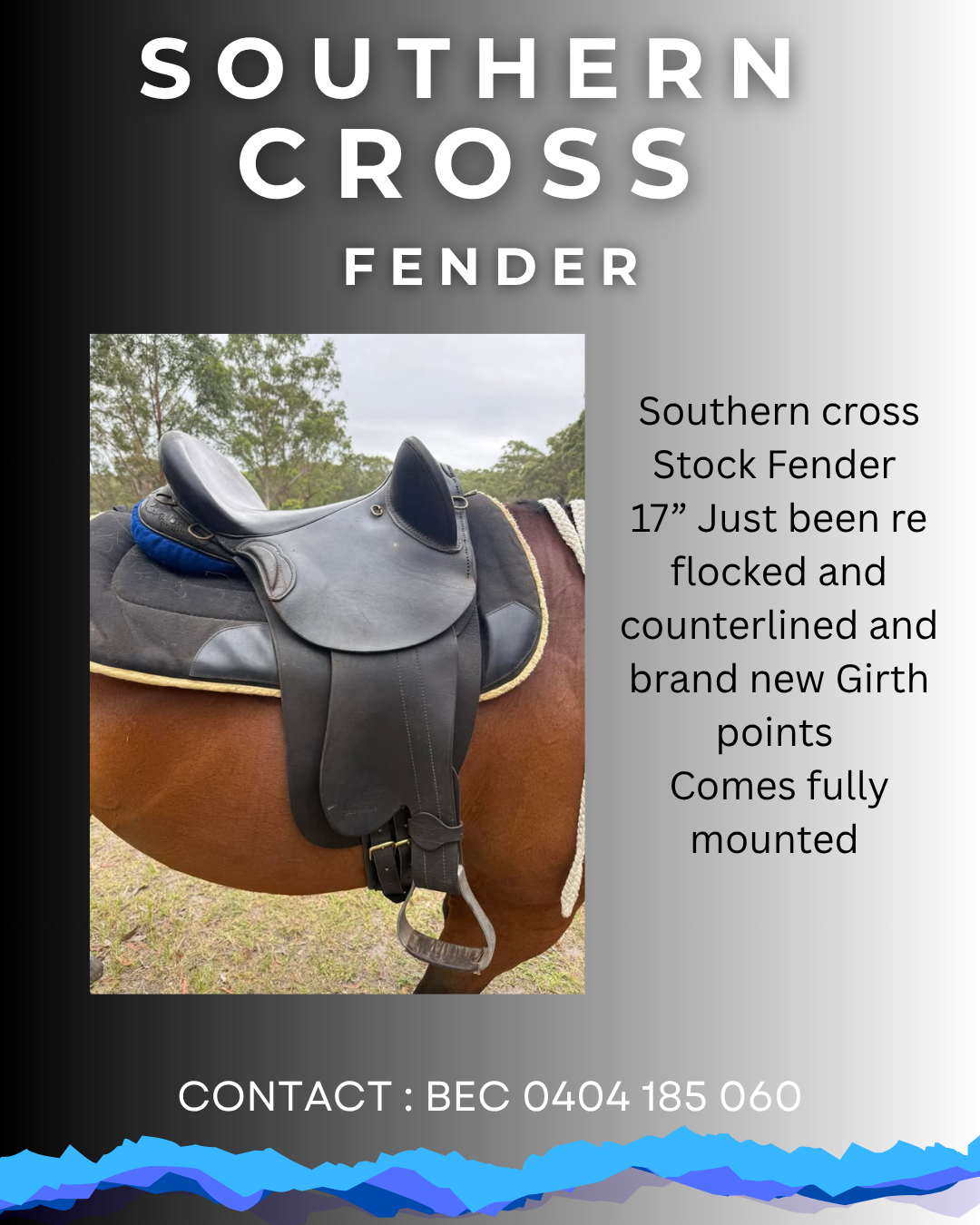 Southern Cross Fender ~ 17" inch 