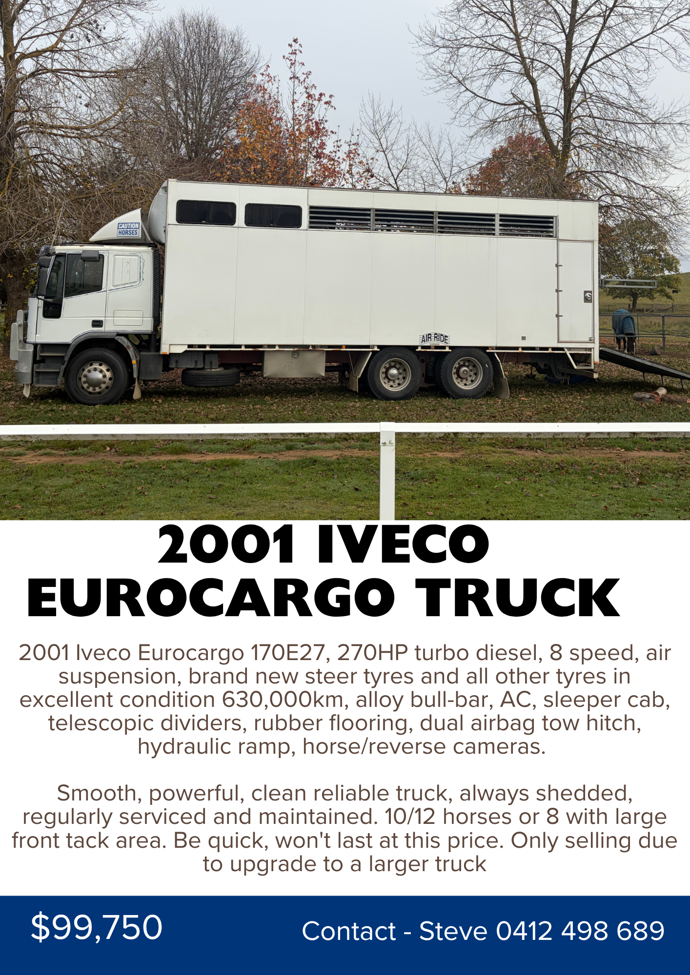 2001 Iveco Eurocargo Truck 