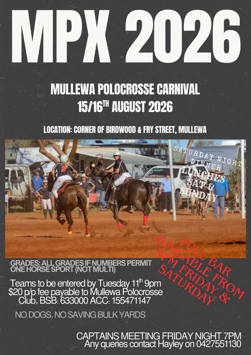 WA - Mullewa Polocrosse
