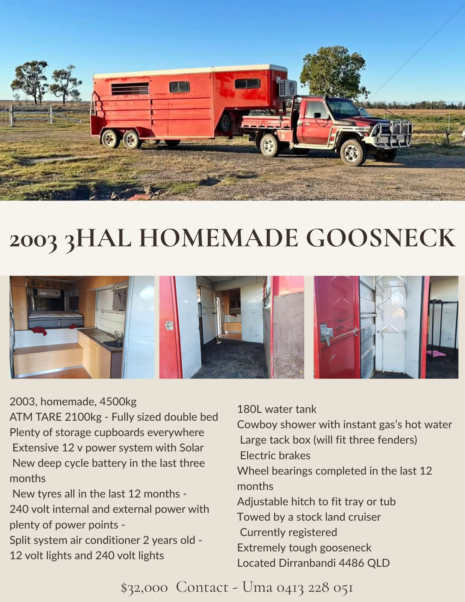 3HAL Homemade Gooseneck 