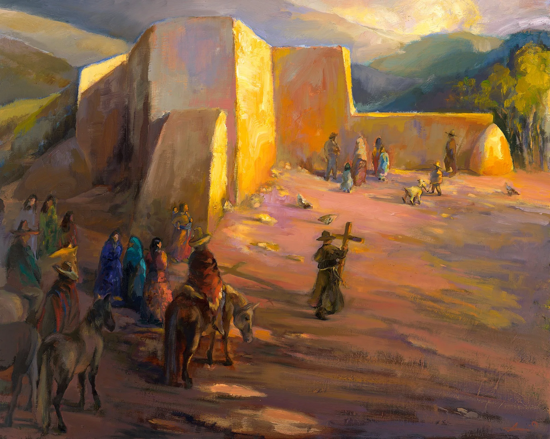 AVAILABLE 
The Padre and His People
24"x30"
Oil on Canvas