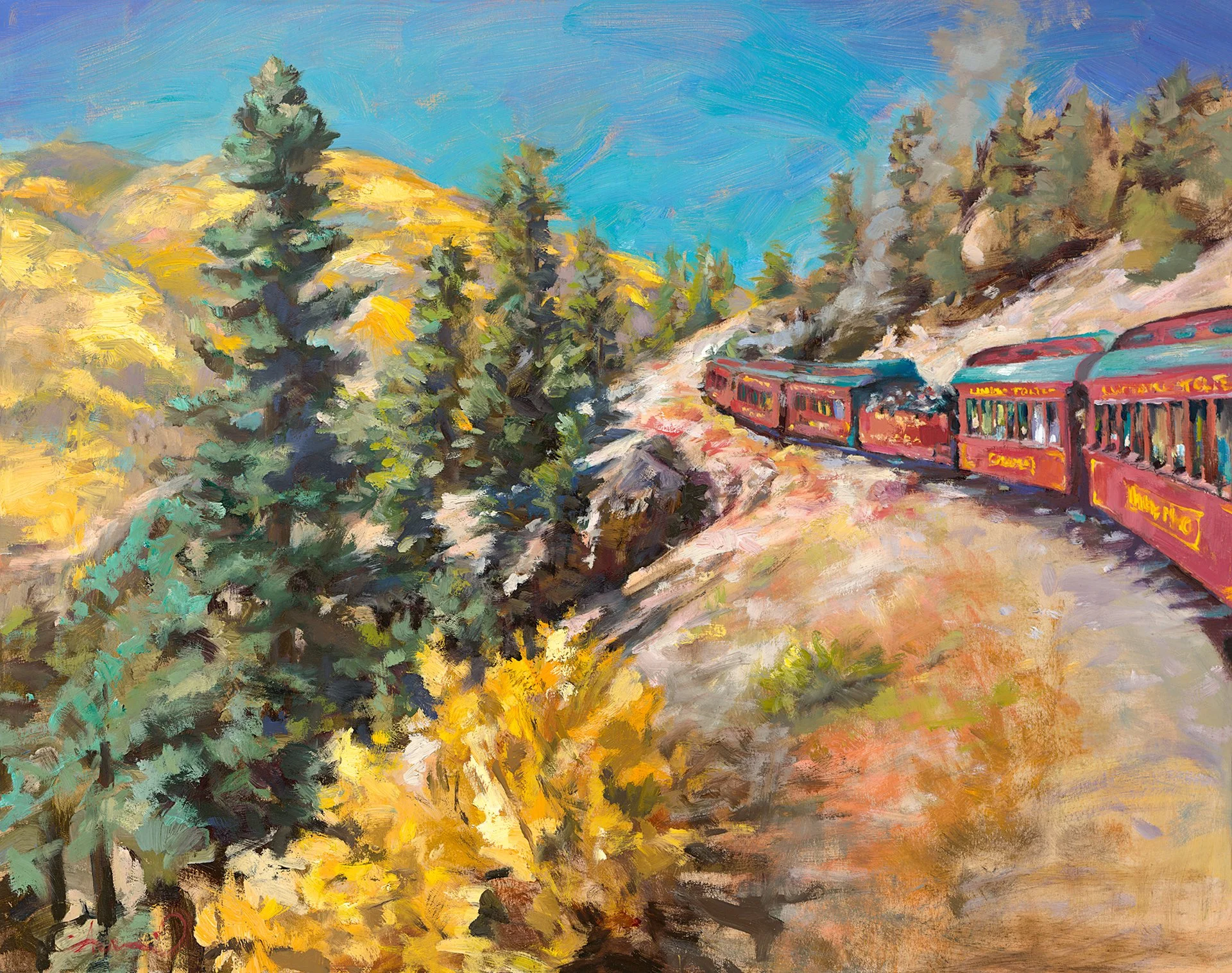 AVAILABLE - 
Gold Rush 
16"x20" 
Oil on Board