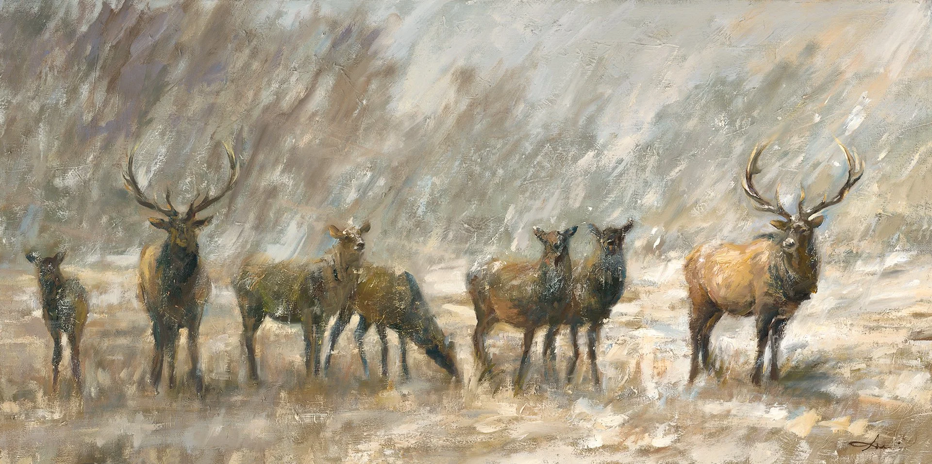 SOLD - 
The Witnessing
18"x36"
Oil on Canvas