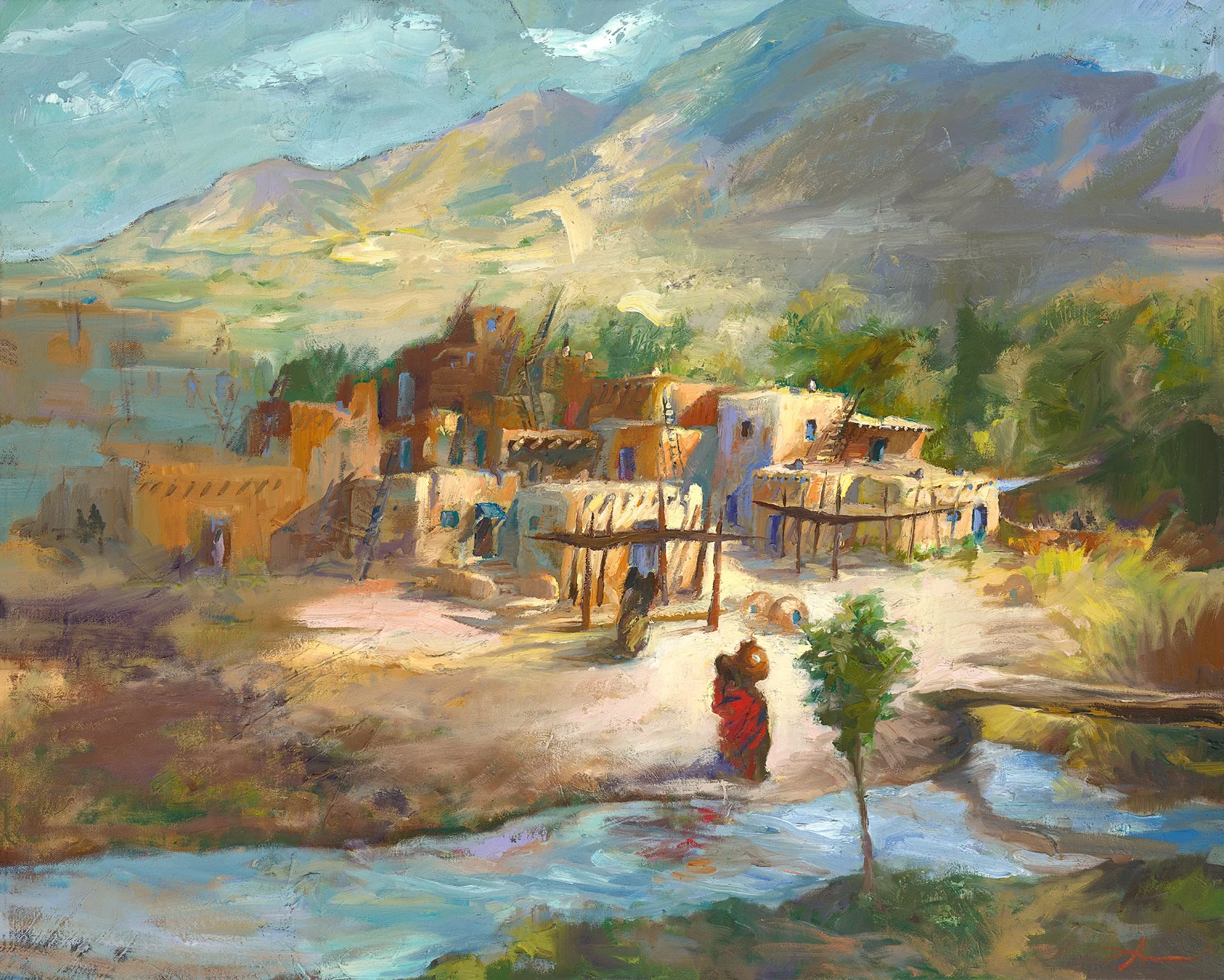 SOLD - 
The Water Bearer 
24" x 30"
Oil on Canvas