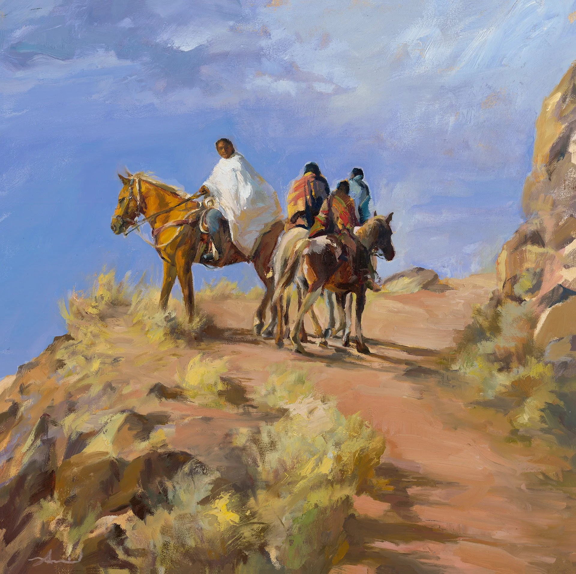 AVAILABLE 
To Sacred Heights 
20"x20"
Oil on Canvas