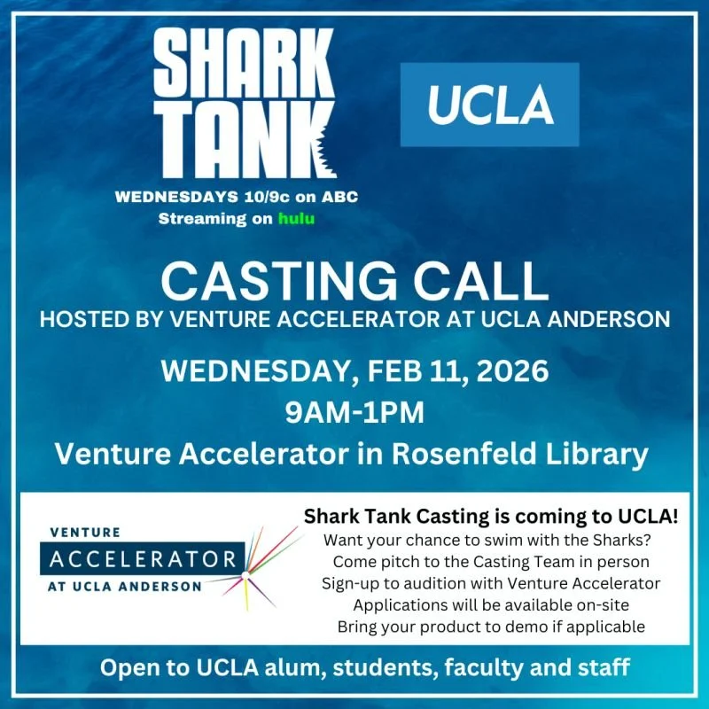 Shark Tank ABC is coming to UCLA
