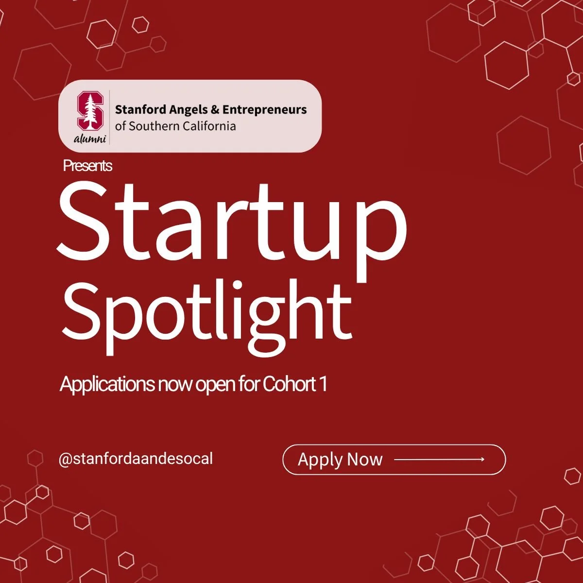 Stanford Angels Startup Spotlight: Cohort 1 Applications are Open!