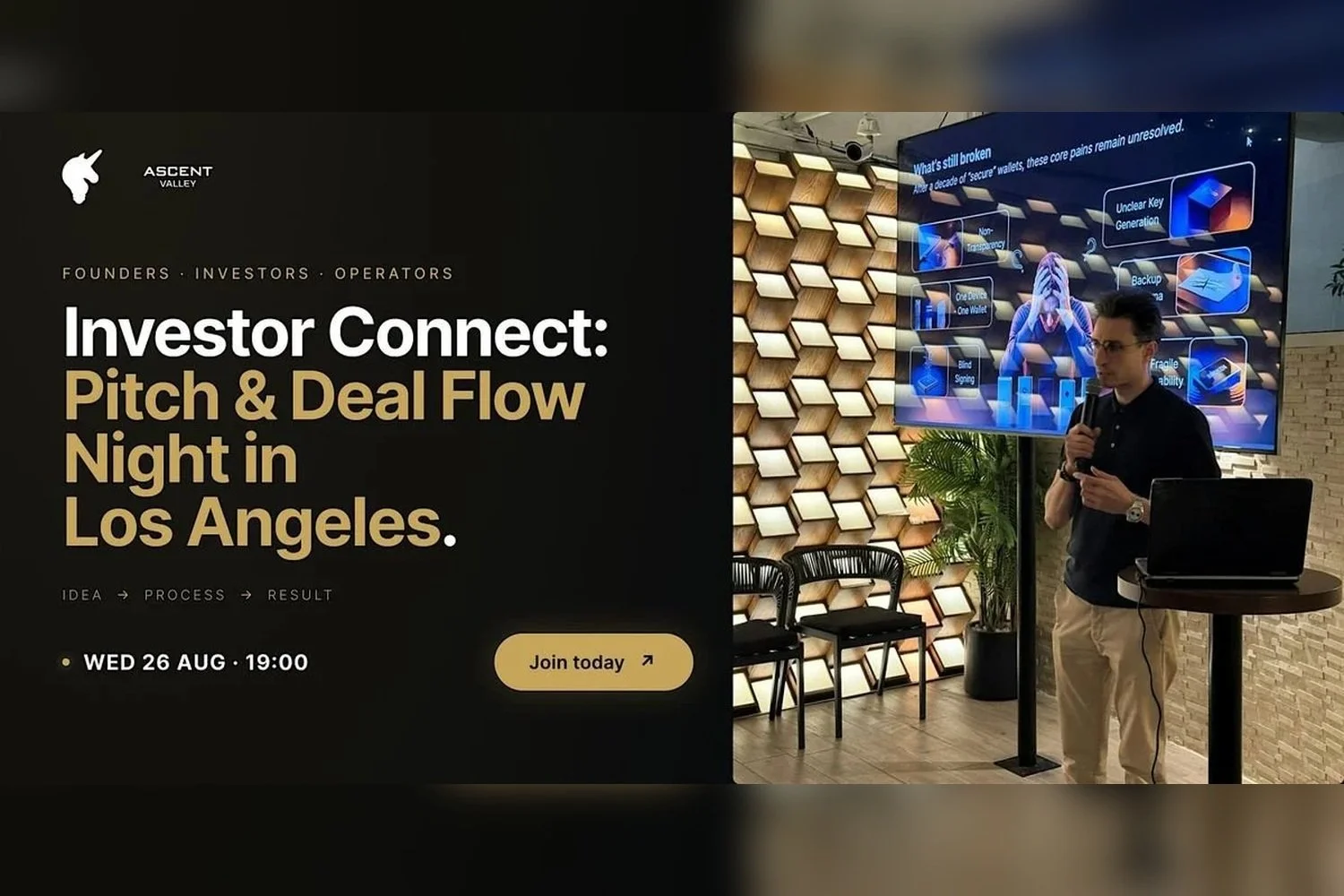 Investor Connect: Pitch & Deal Flow Night | Los Angeles
