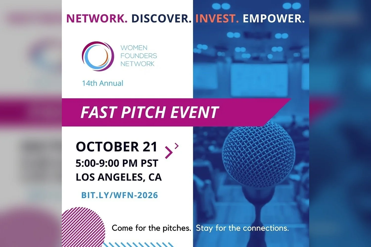 Women Founders Network 14th Annual Fast Pitch Event