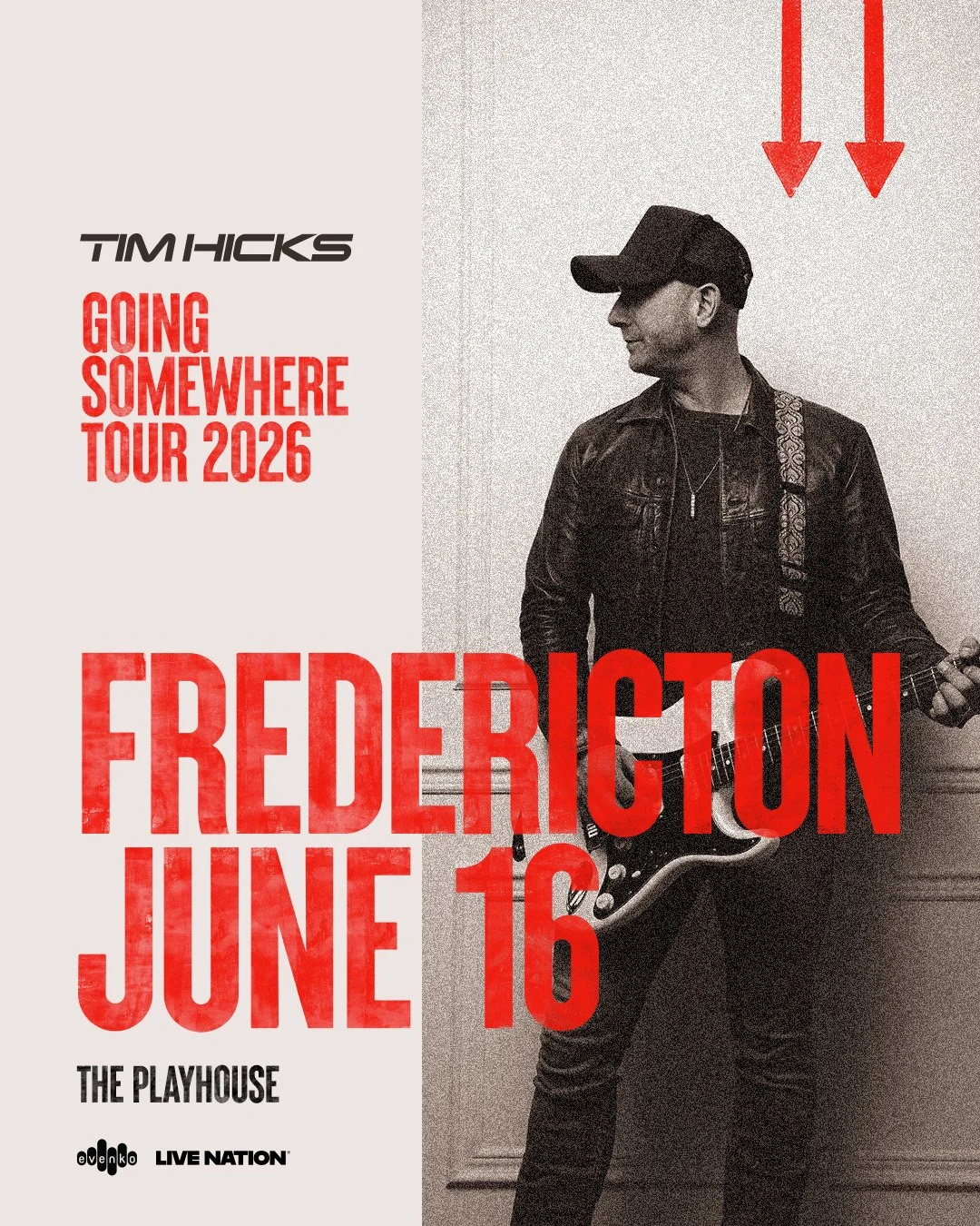 🎸 GIVEAWAY ALERT 🎸

We've partnered with @evenko  to give away 2 tickets to see Tim Hicks live at the Fredericton Playhouse on June 16th! 🎤✨

How to enter: 
👉 Like this post 
👉 Follow us and @evenko 
👉 Tag your concert buddy in the comments bel
