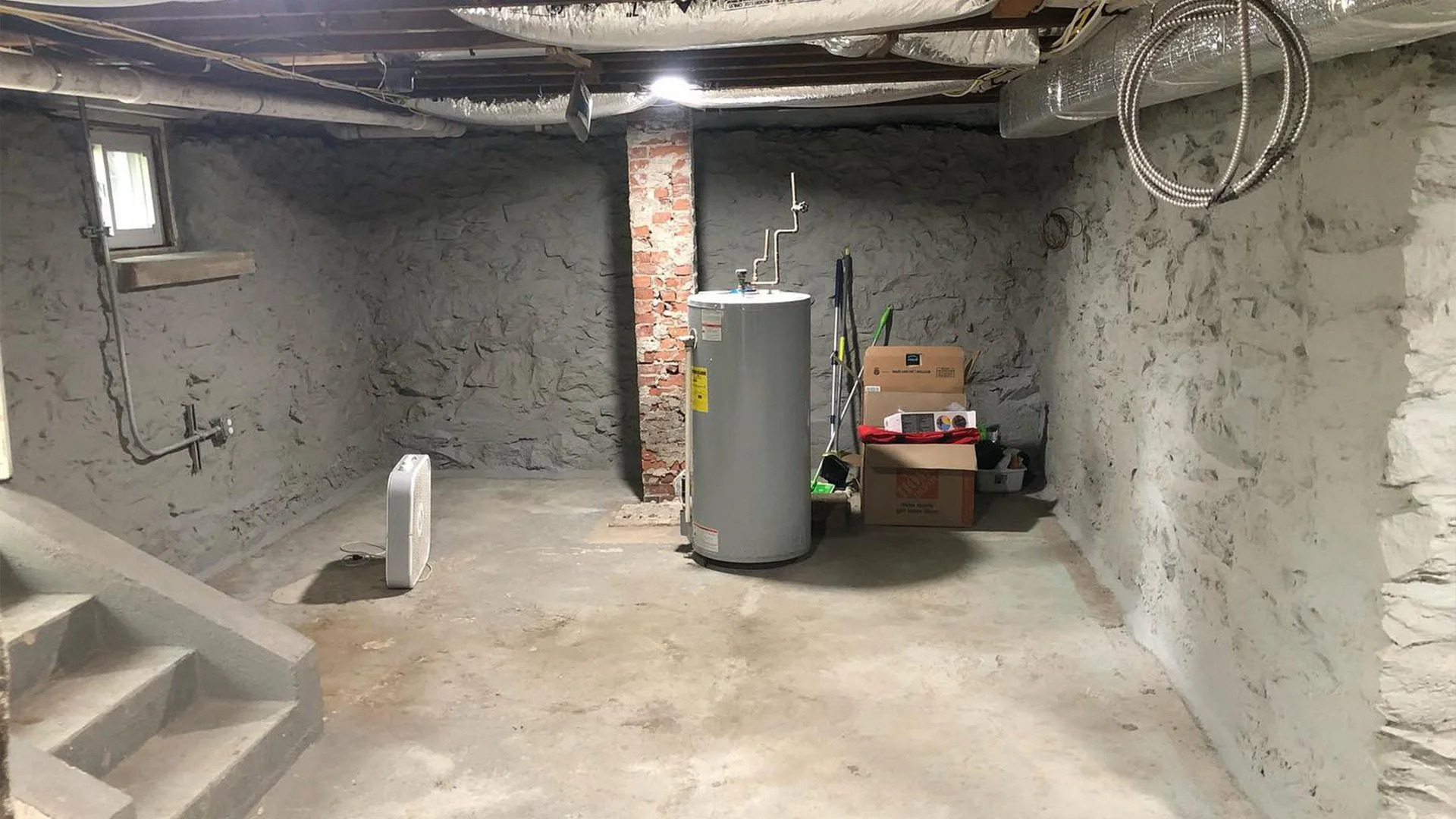 Fieldstone Foundation Repointing & Waterproofing (Medford, Massachusetts)