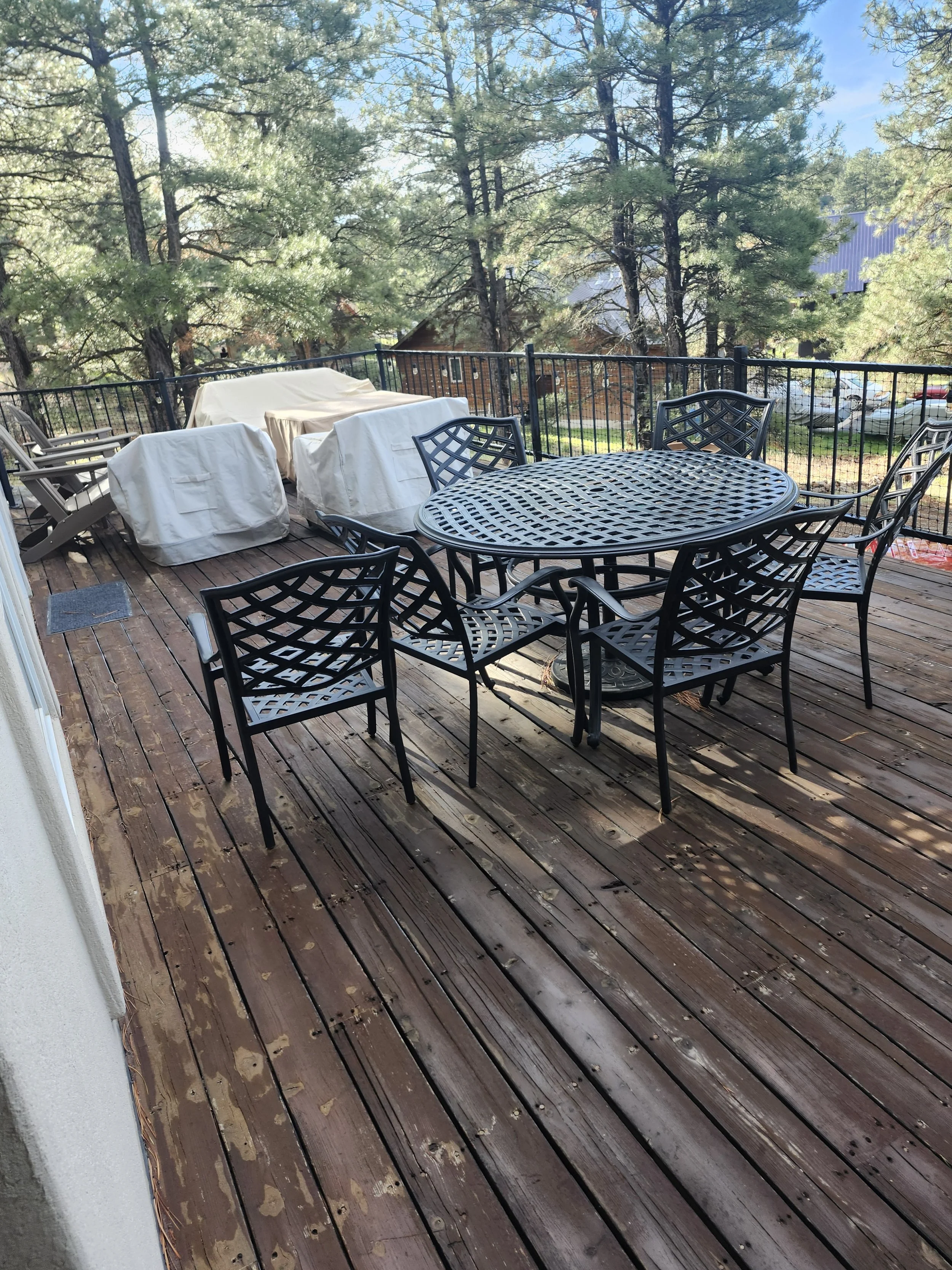 Deck before remodel
