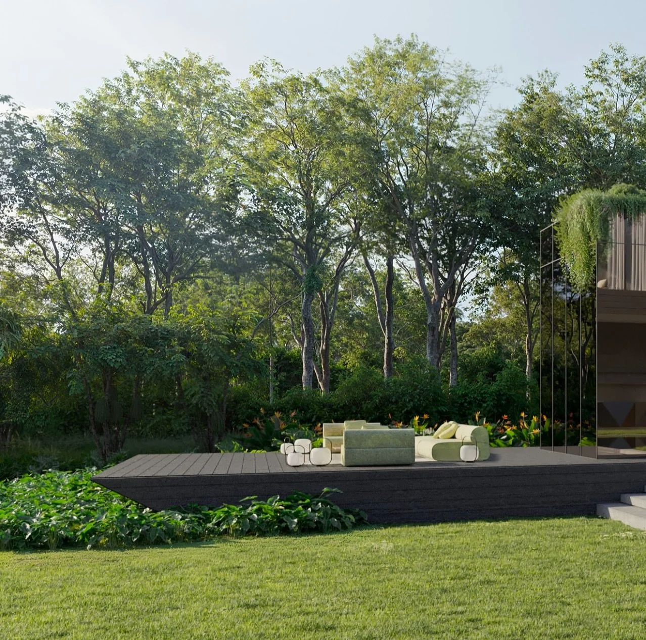 Backyard Connection 🧿
&bull;
Landscaping design project 
by&nbsp;@jp.landscapedesign 
&bull;
Design Conceptualization 
by&nbsp;@carlosguevaraarchitects
-
Interior Design Curation by&nbsp;@carlosguevaraarchitects&nbsp;&amp;&nbsp;@sagrav_studio
-
Sale