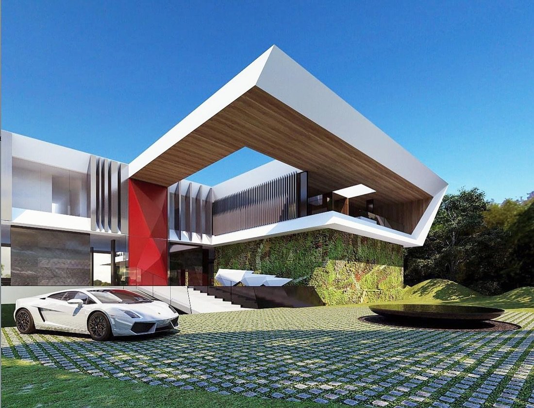 🇺🇸 Landscape Design is not only about plants; it&rsquo;s about the environment, architecture, concept, and the clients. In collaboration with 🇻🇪 Venezuelan architect @carlosguevaraarchitects, we crafted the sculptures, design elements, and botani