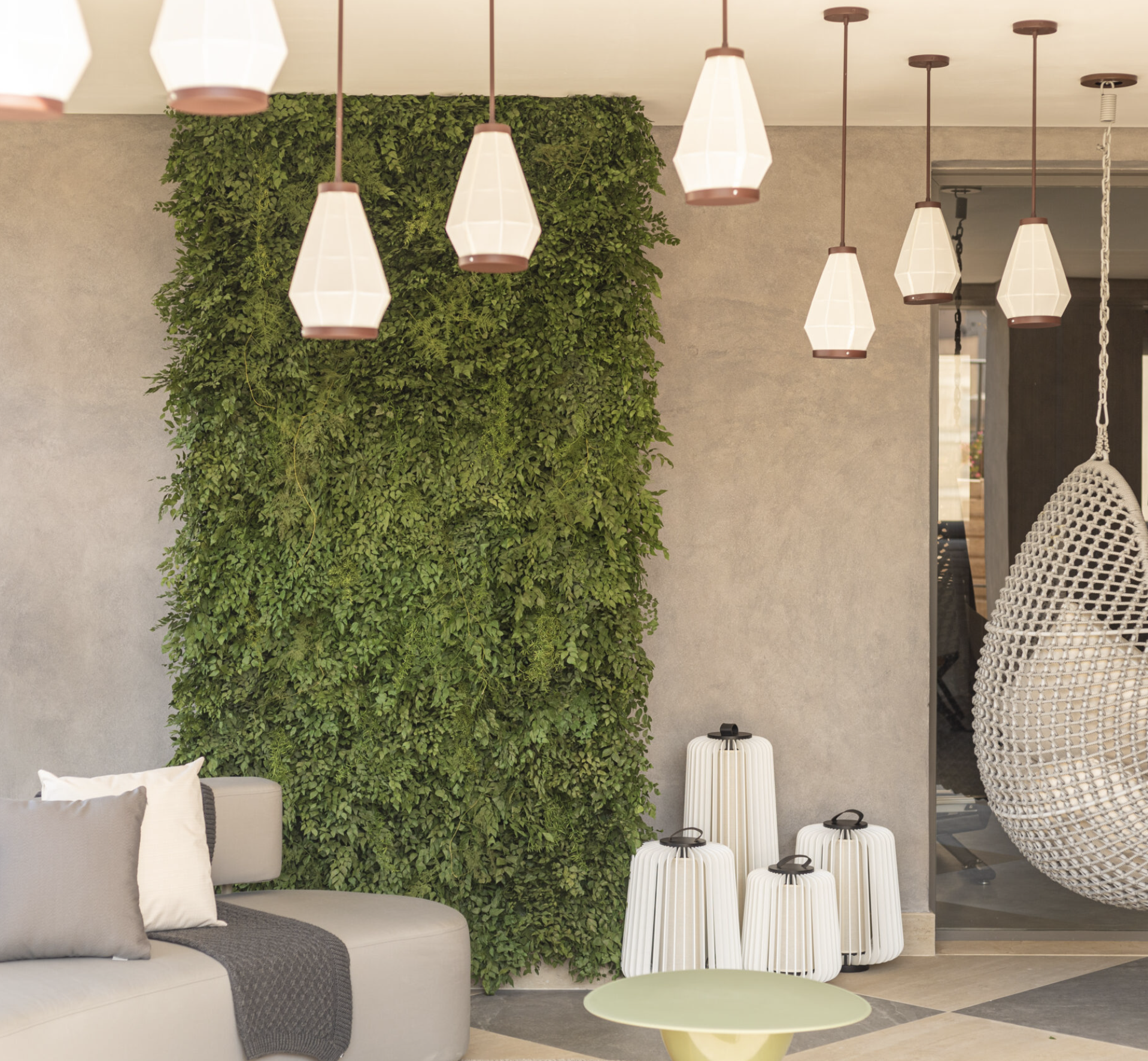 PRESERVED VERTICAL GARDEN AT SPIRITUAL DESIGN BY JESUS PACHECO 