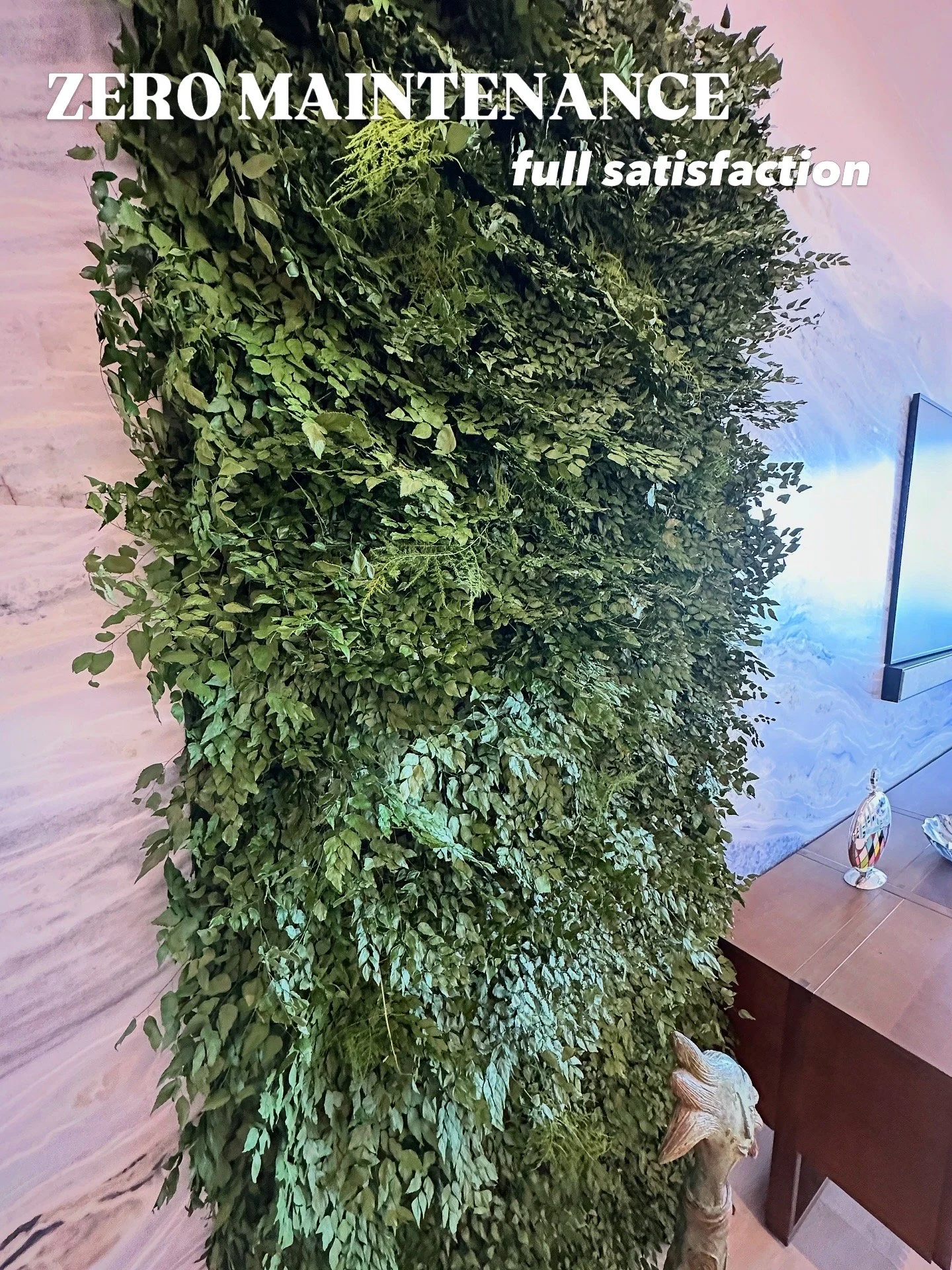 PRESERVED VERTICAL GARDEN AT SPIRITUAL DESIGN BY JESUS PACHECO 