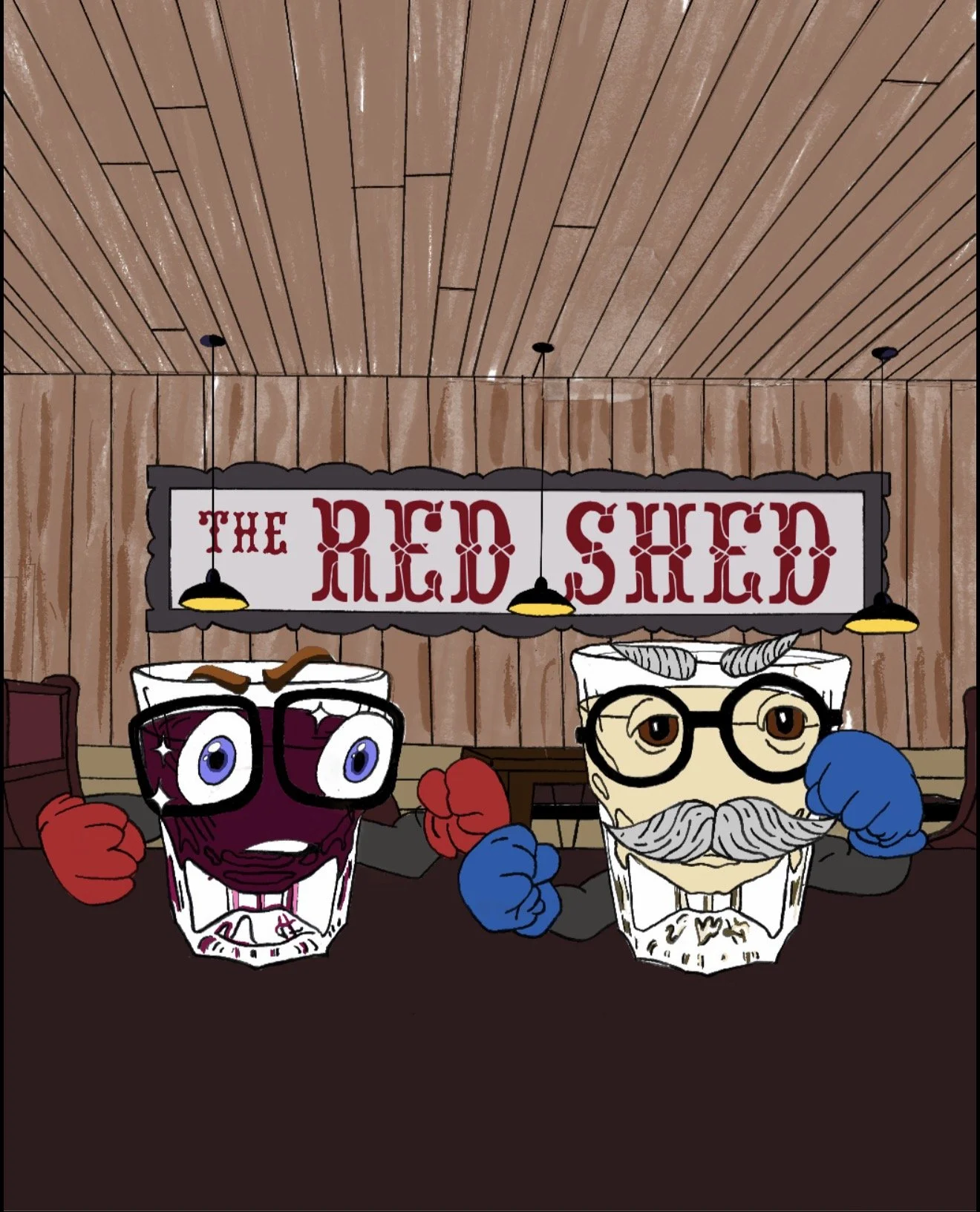 Promotional Poster done for The Red Shed