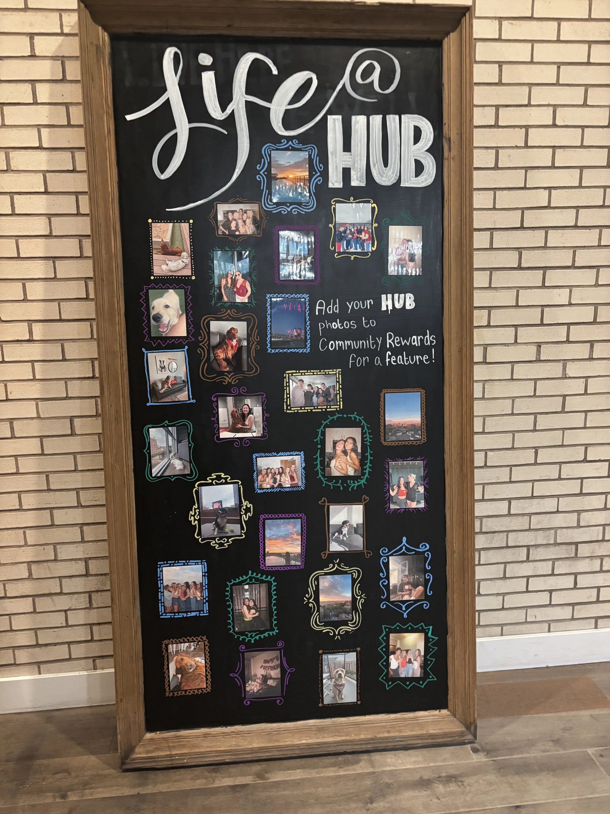 Chalkboard art done for Hub Madison