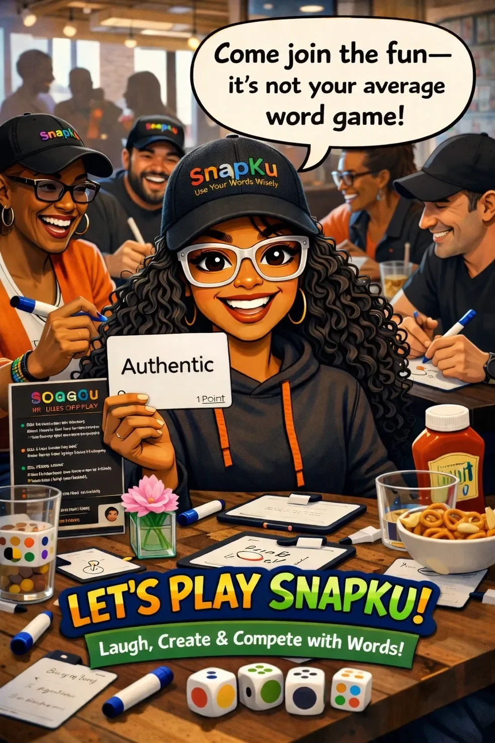 🍷 Sip n' Play SnapKu - SnapKu Game Night